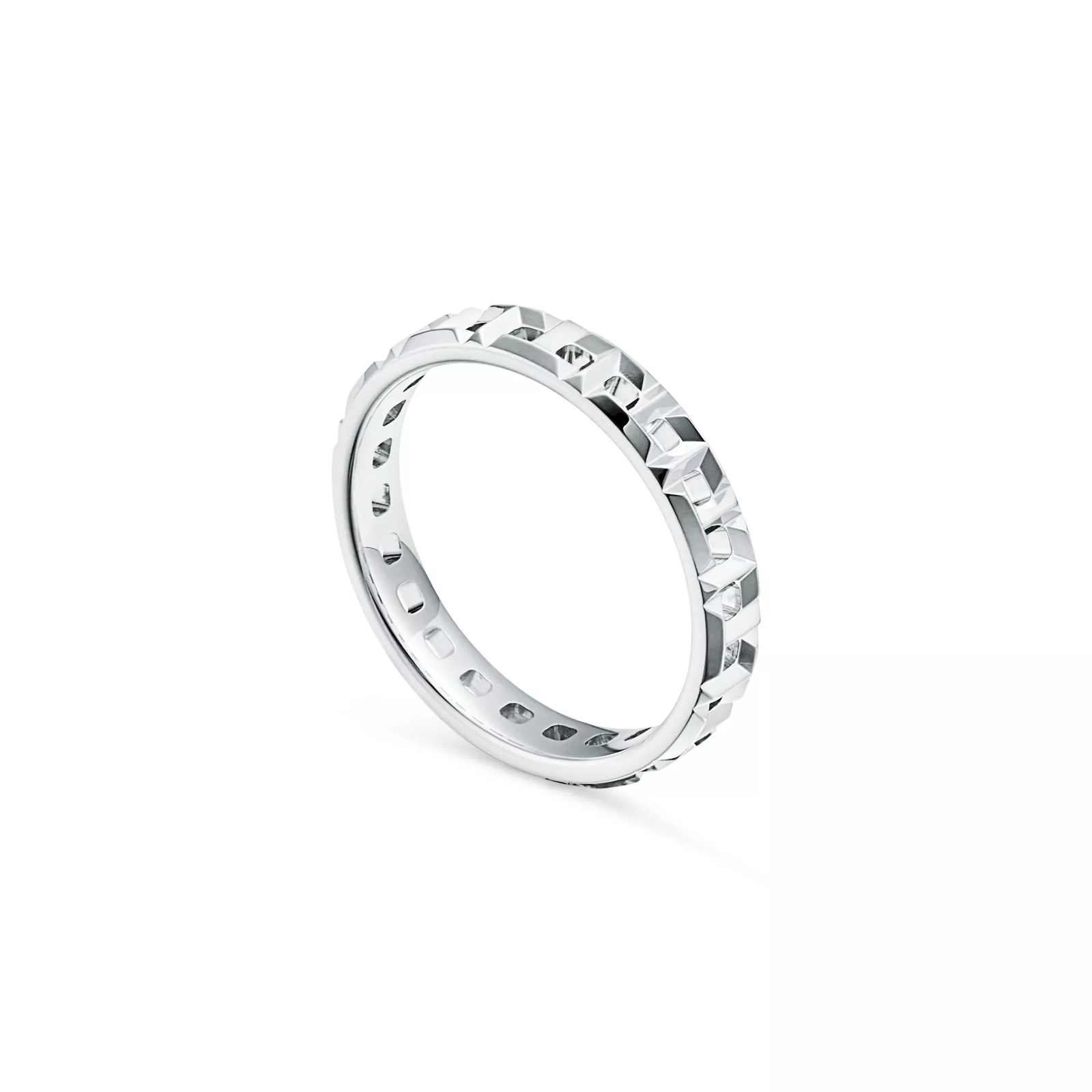 True Narrow Ring in White Gold