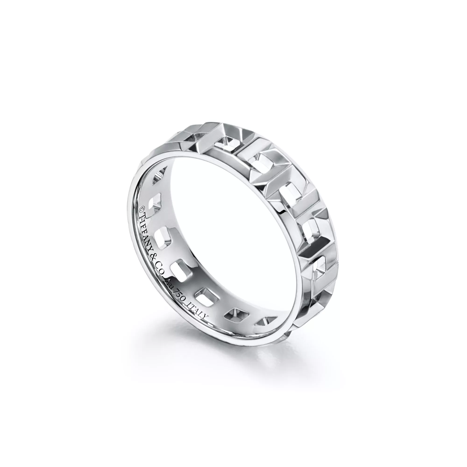 True Wide Ring in White Gold