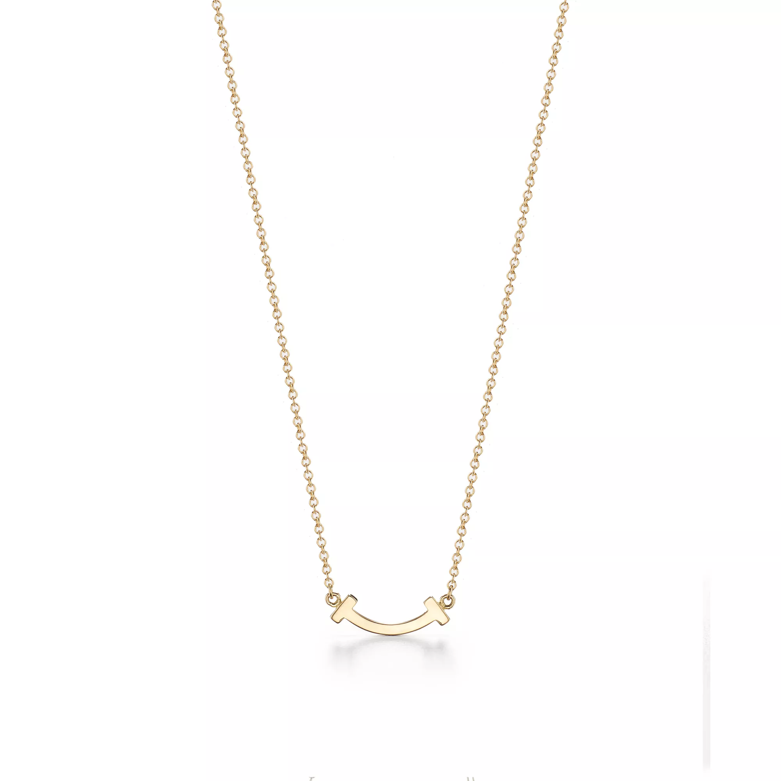 Smile Pendant in Yellow Gold with Diamonds