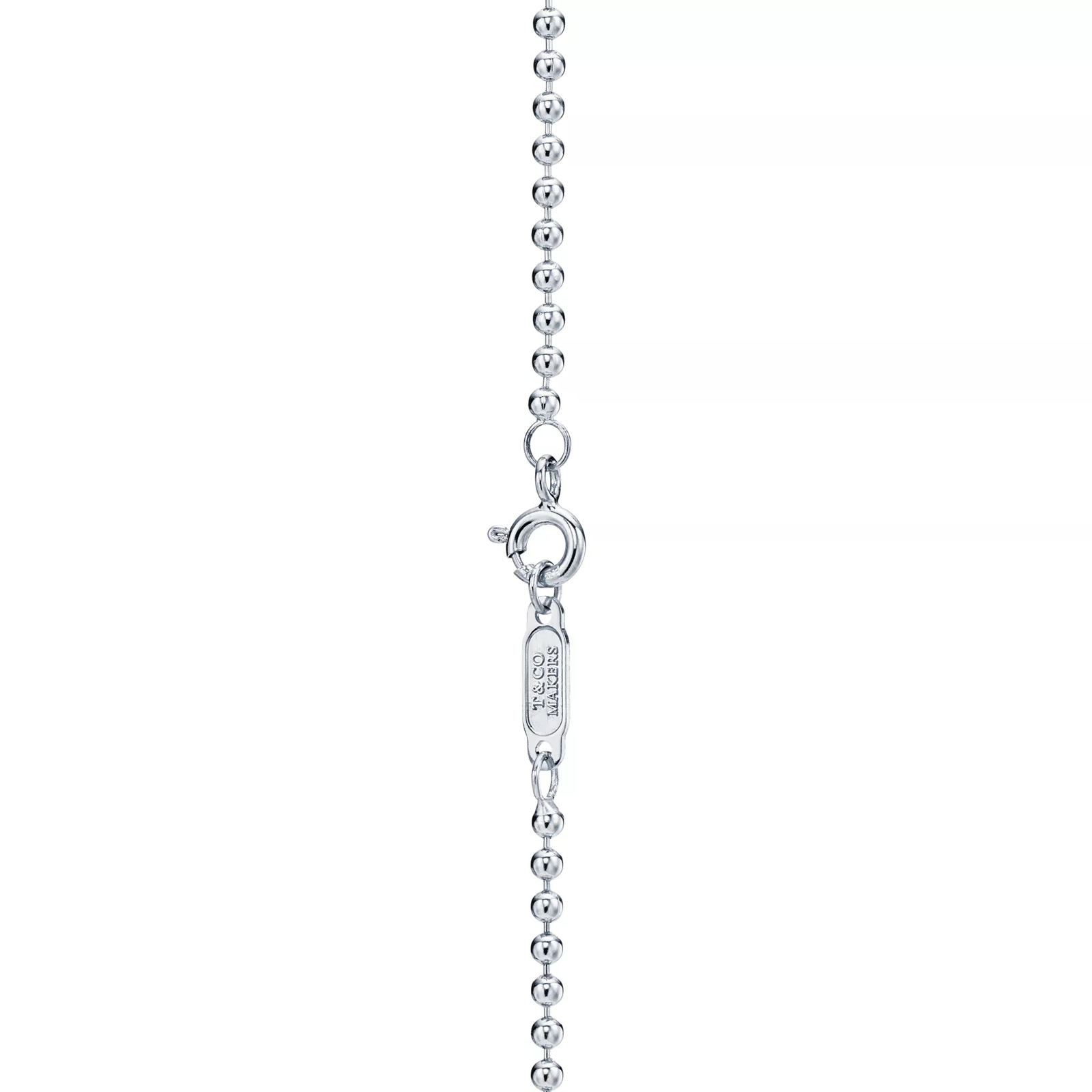 Makers I.D. Tag Pendant in Sterling Silver, 24"