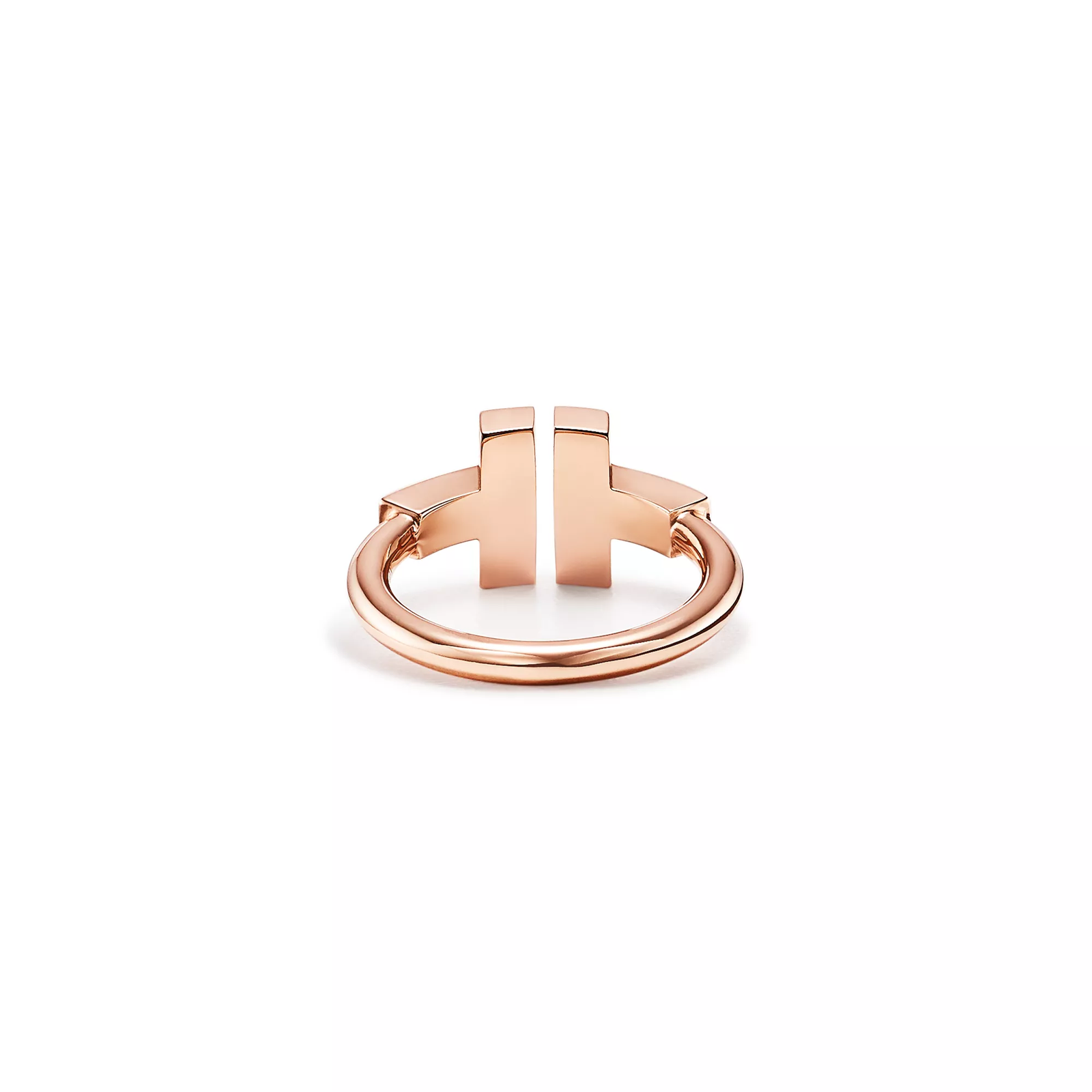 Black Onyx Wire Ring in Rose Gold