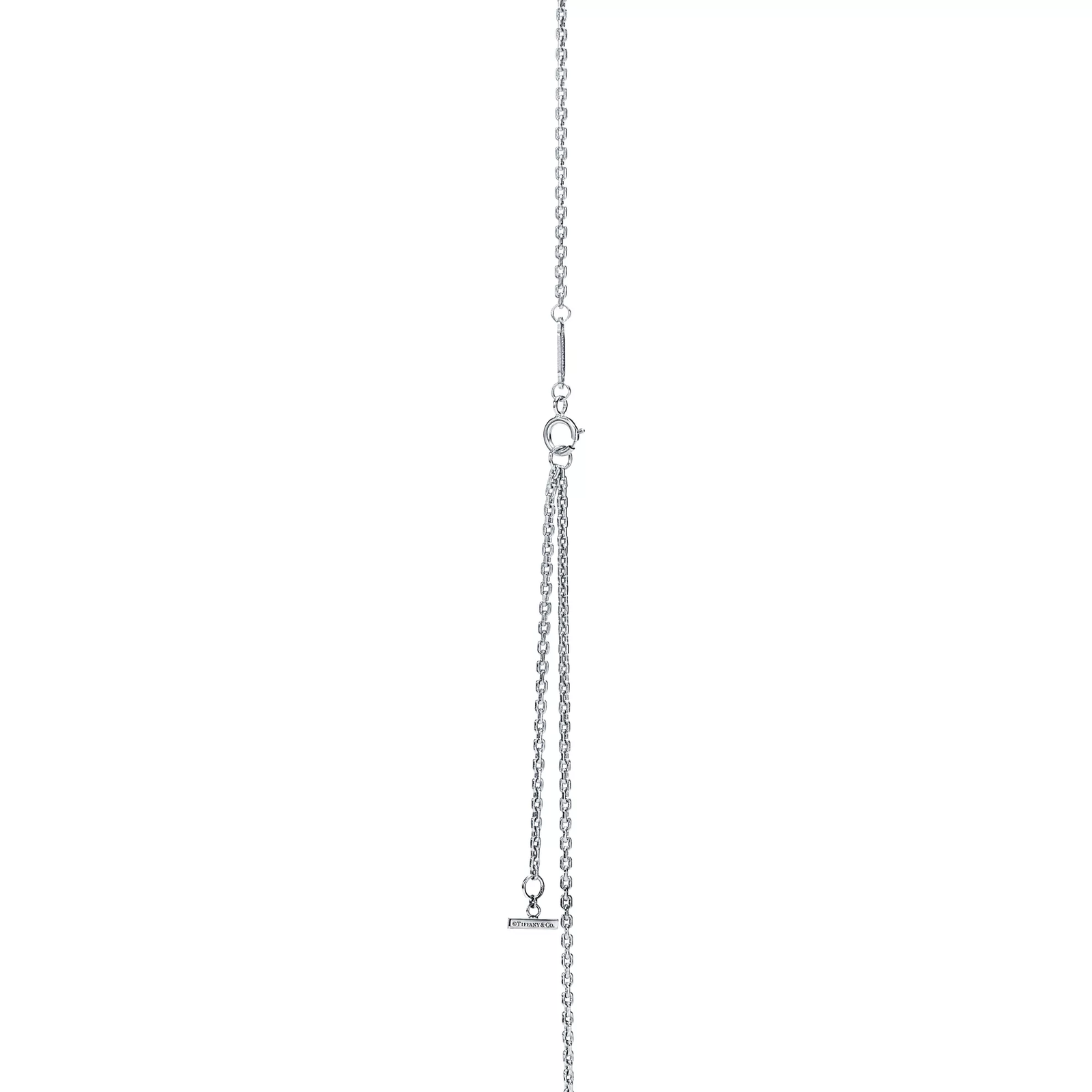 Medium Smile Pendant in White Gold with Diamonds