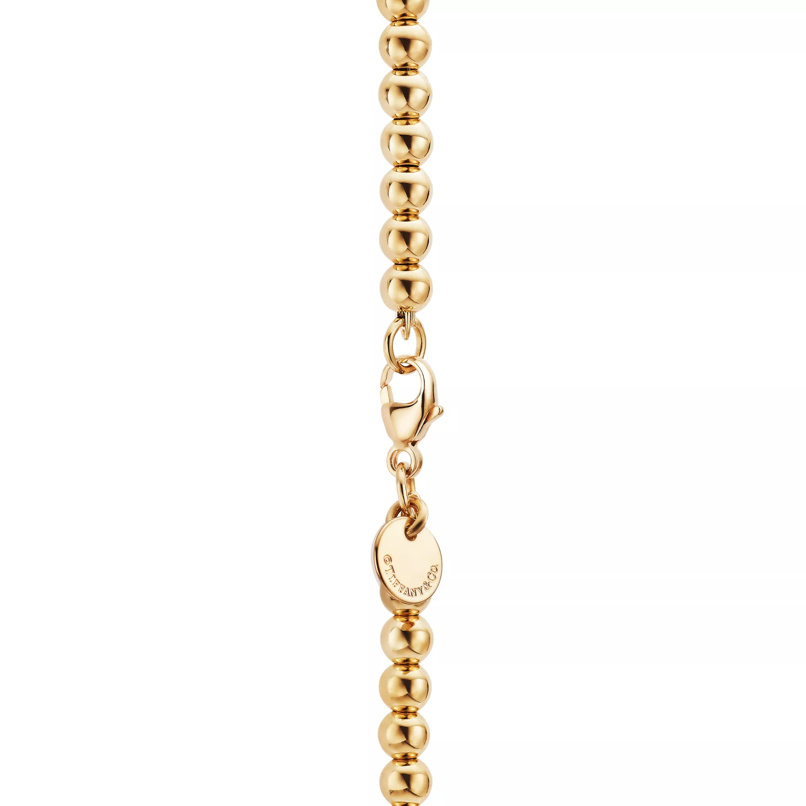 Mini Heart Tag Bead Bracelet