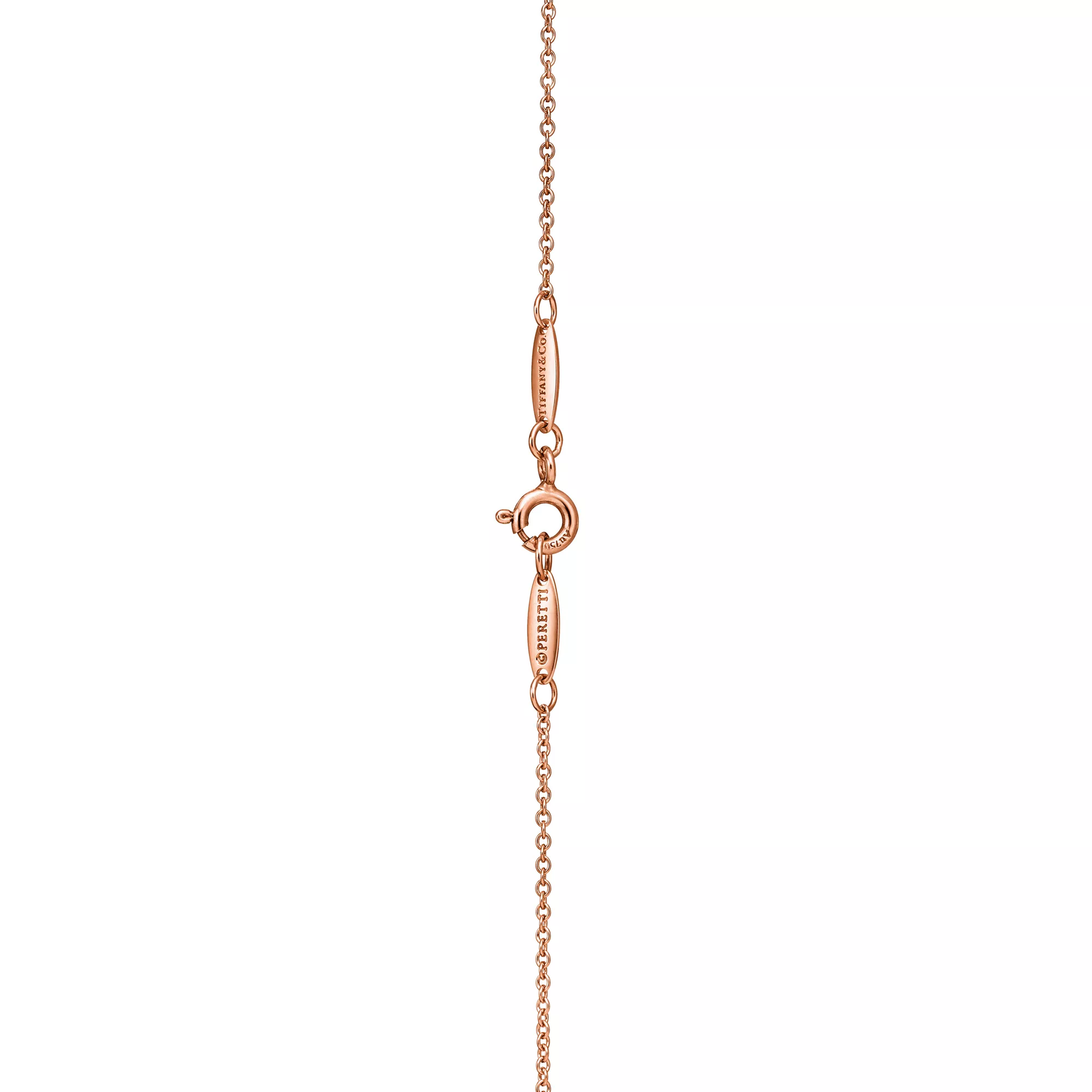 Open Heart Pendant in 18k Rose Gold with Diamonds