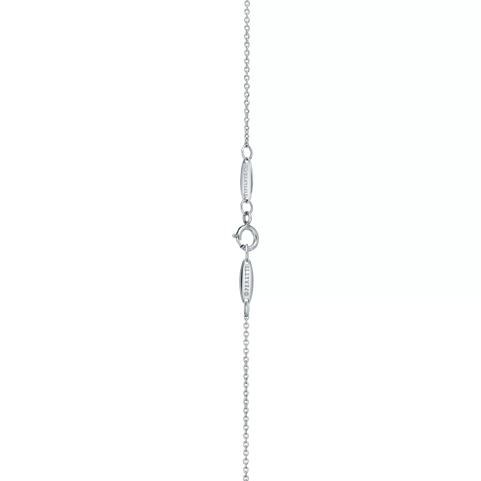 Open Heart Pendant in Platinum with Diamonds