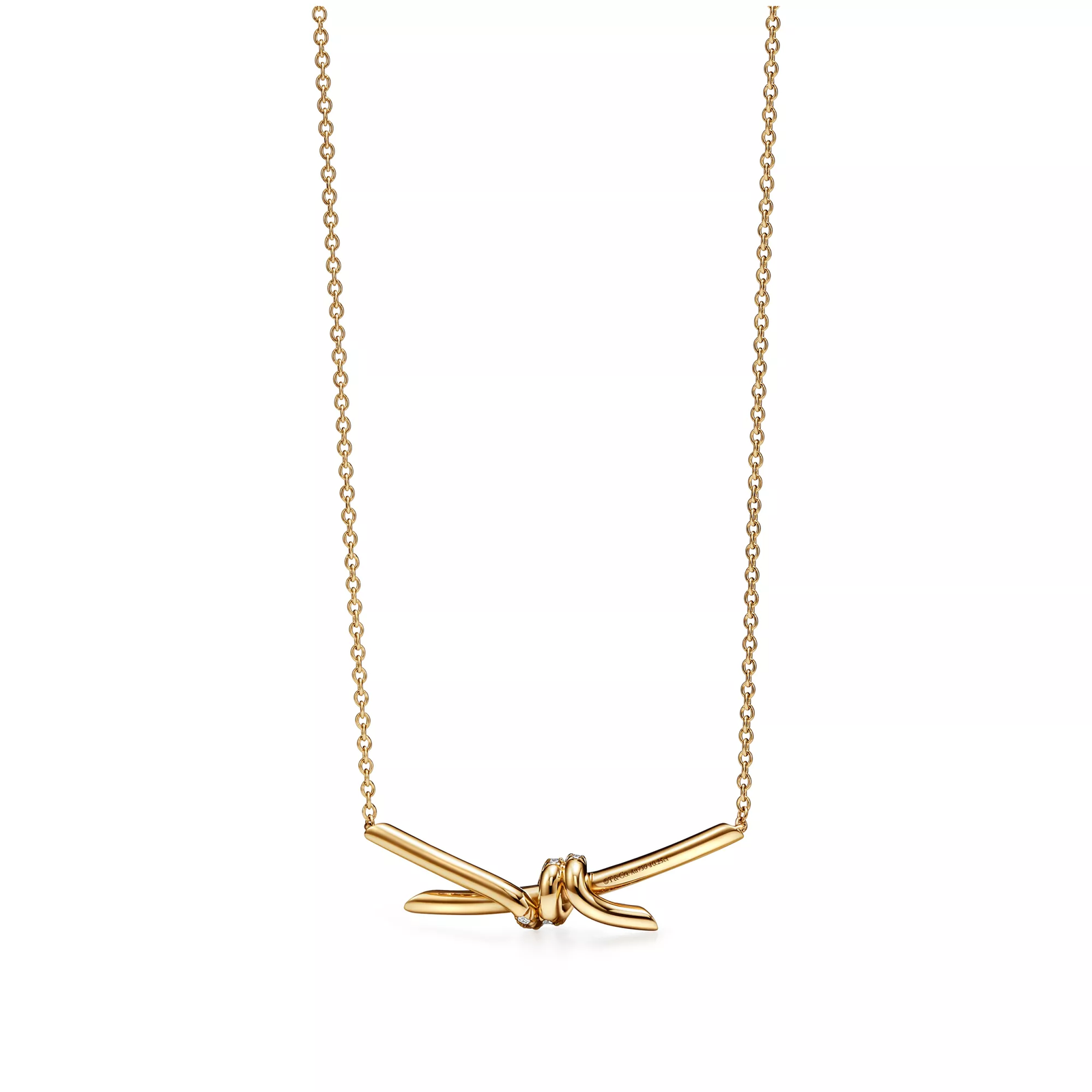 Pendant in Yellow Gold with Diamonds
