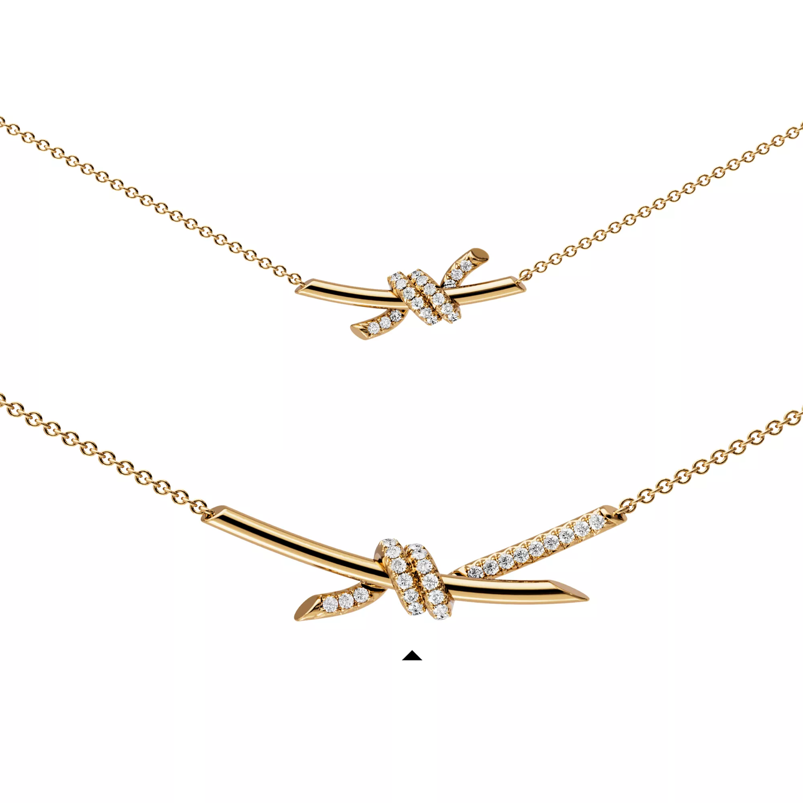 Pendant in Yellow Gold with Diamonds