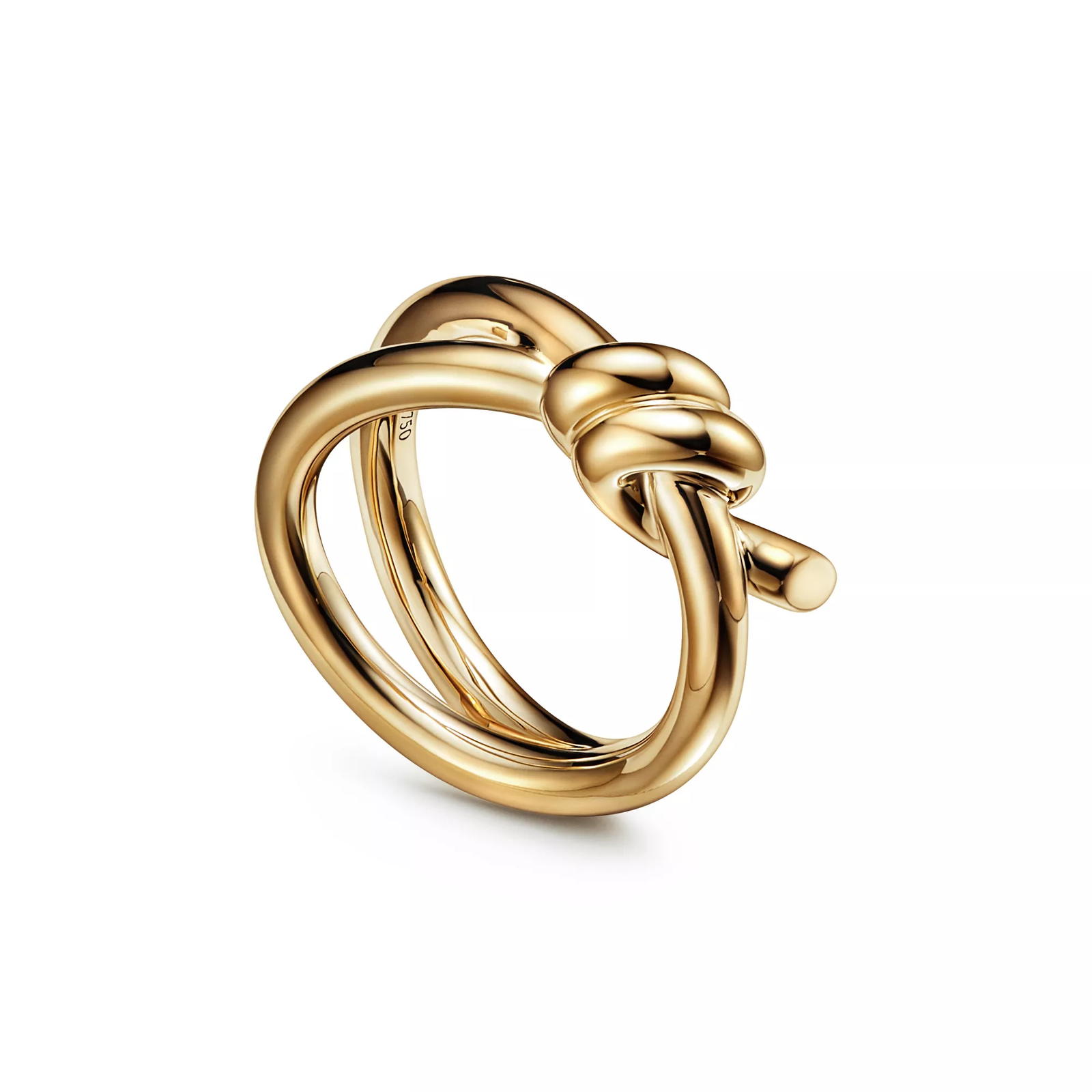 Double Row Ring in Yellow Gold
