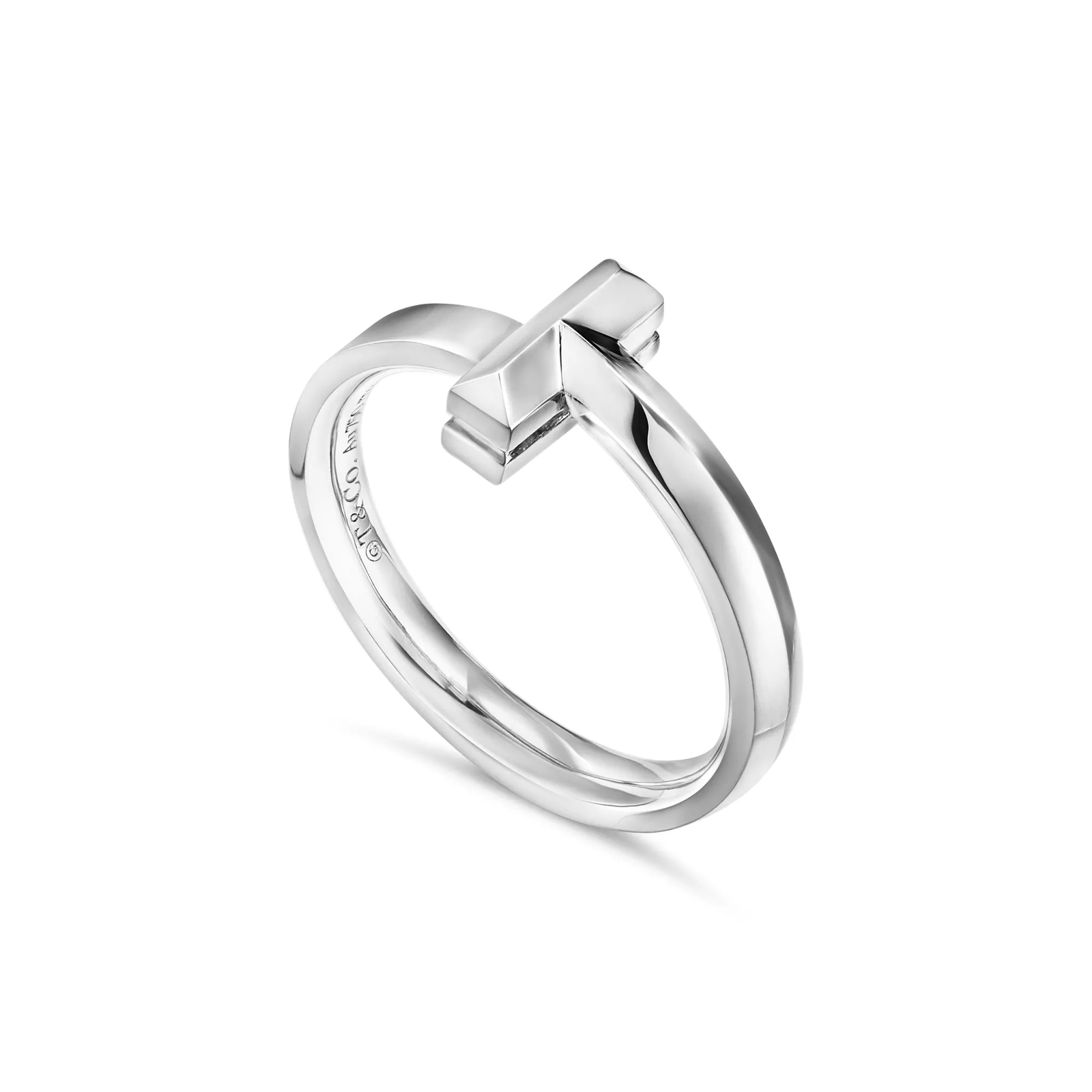 T1 Ring in White Gold