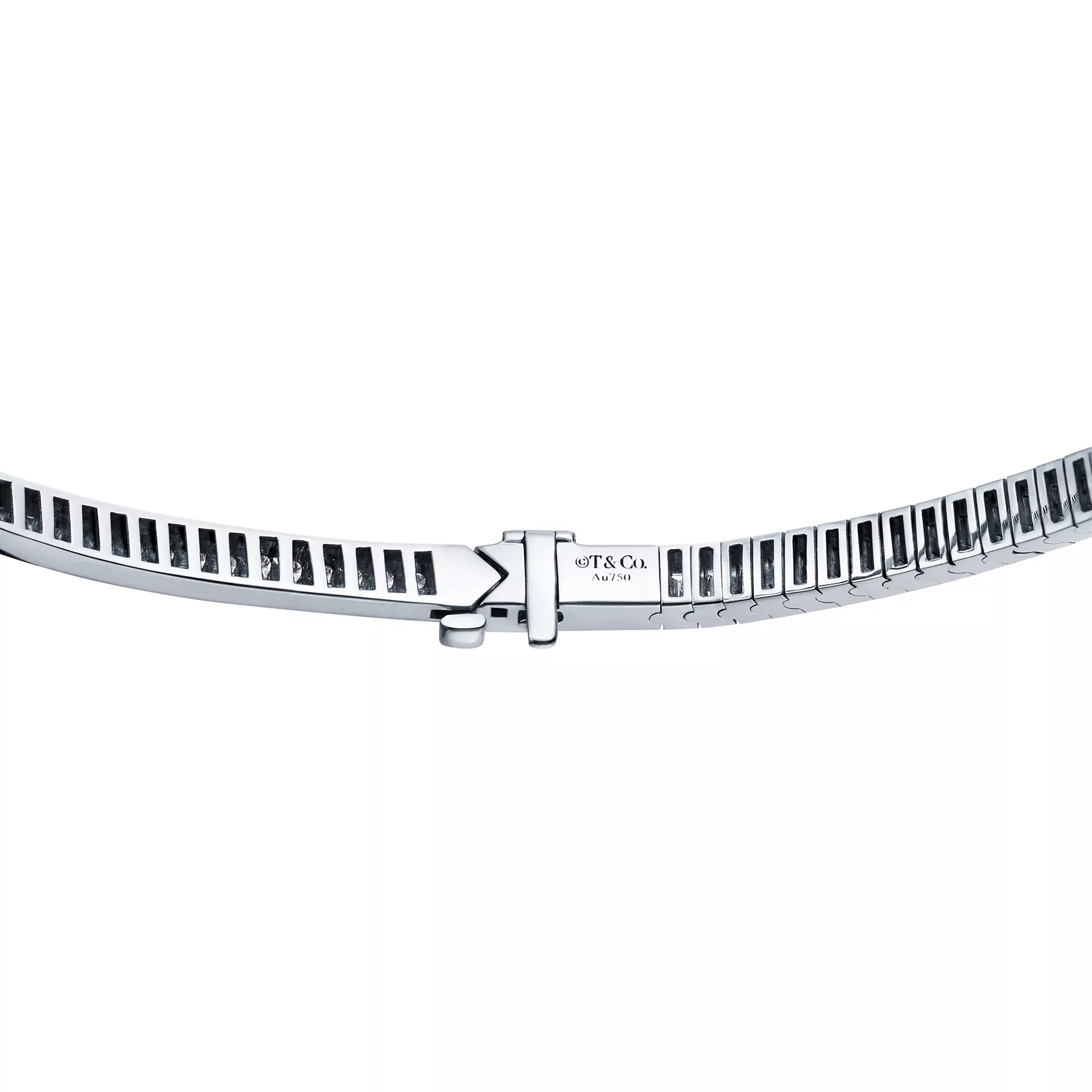 T1 Diamond Necklace in White Gold