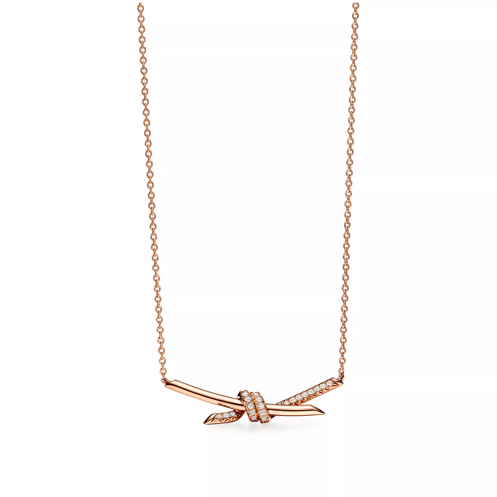 Pendant in Rose Gold with Diamonds