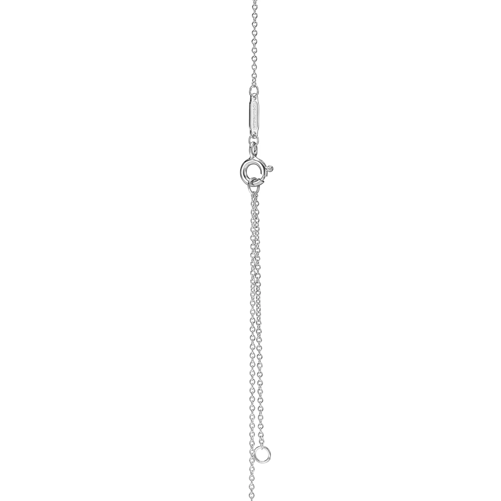 Heart Pendant in Silver, Tiffany Blue with a Diamond, Mini