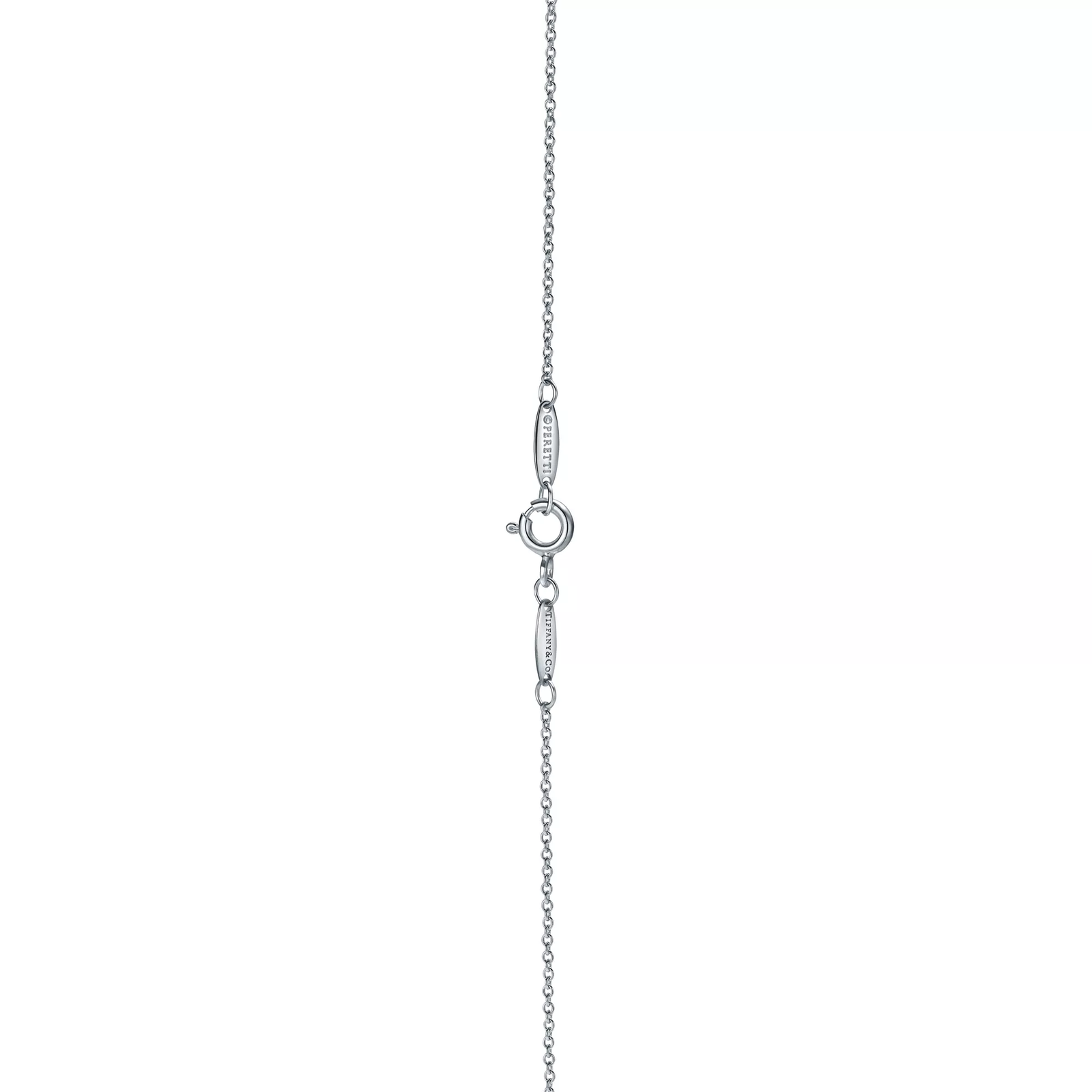 Color by the Yard Pendant in Platinum with a Sapphire
