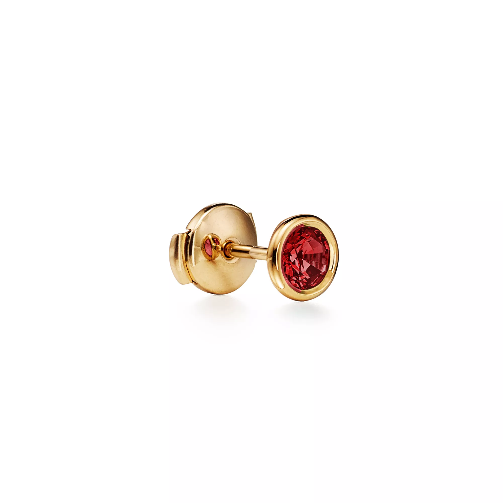 Color by the Yard Earrings in Yellow Gold with Rubies