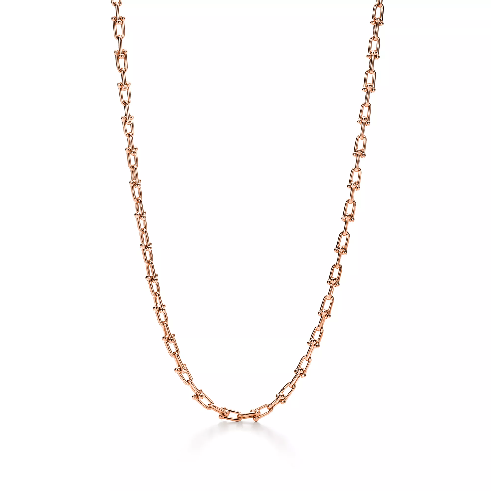 Small Link Necklace in Rose Gold