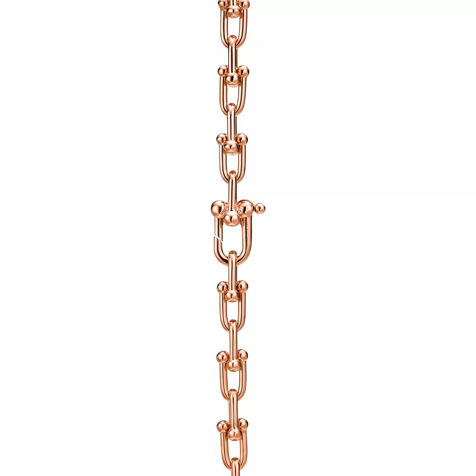 Small Link Necklace in Rose Gold