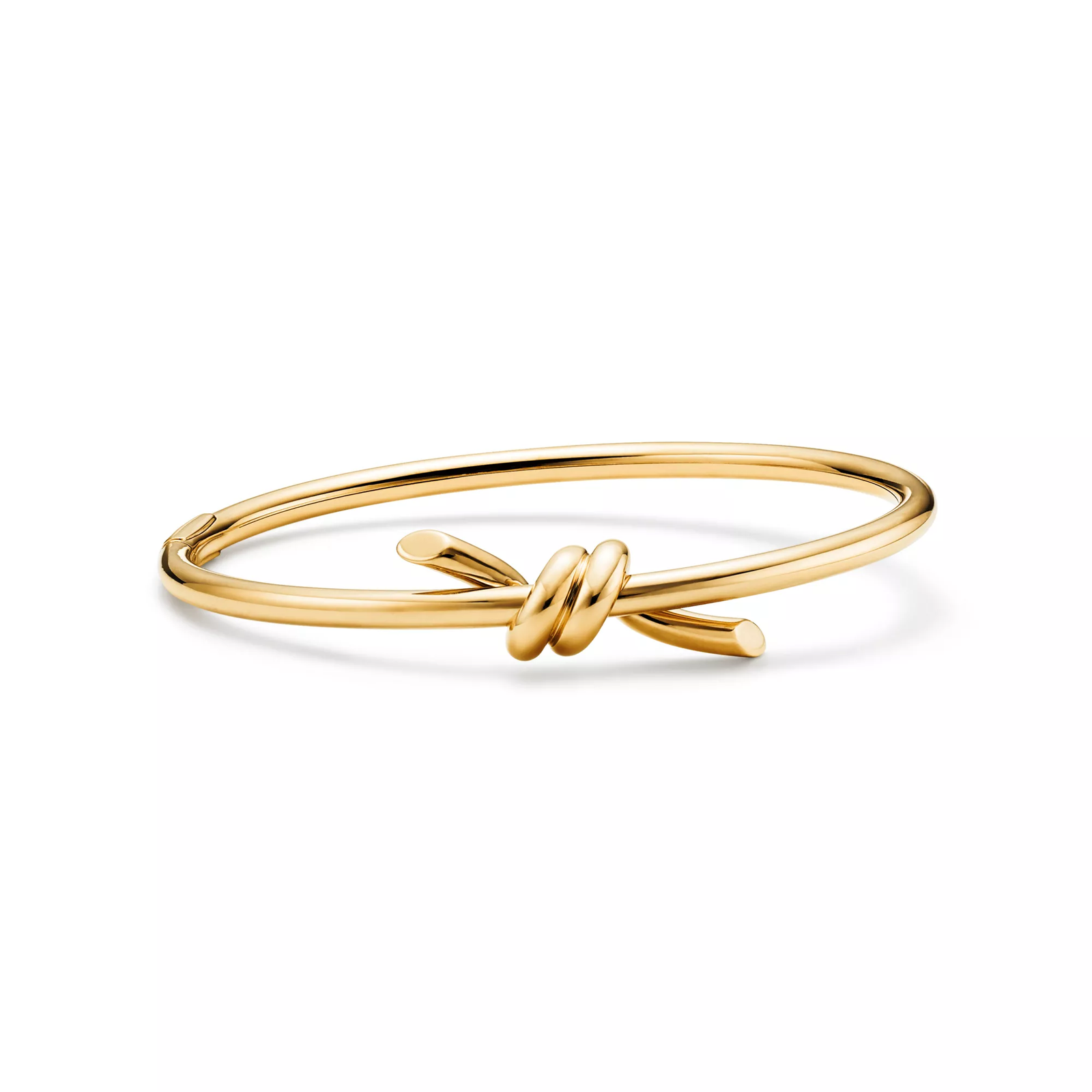 Wire Bangle in Yellow Gold