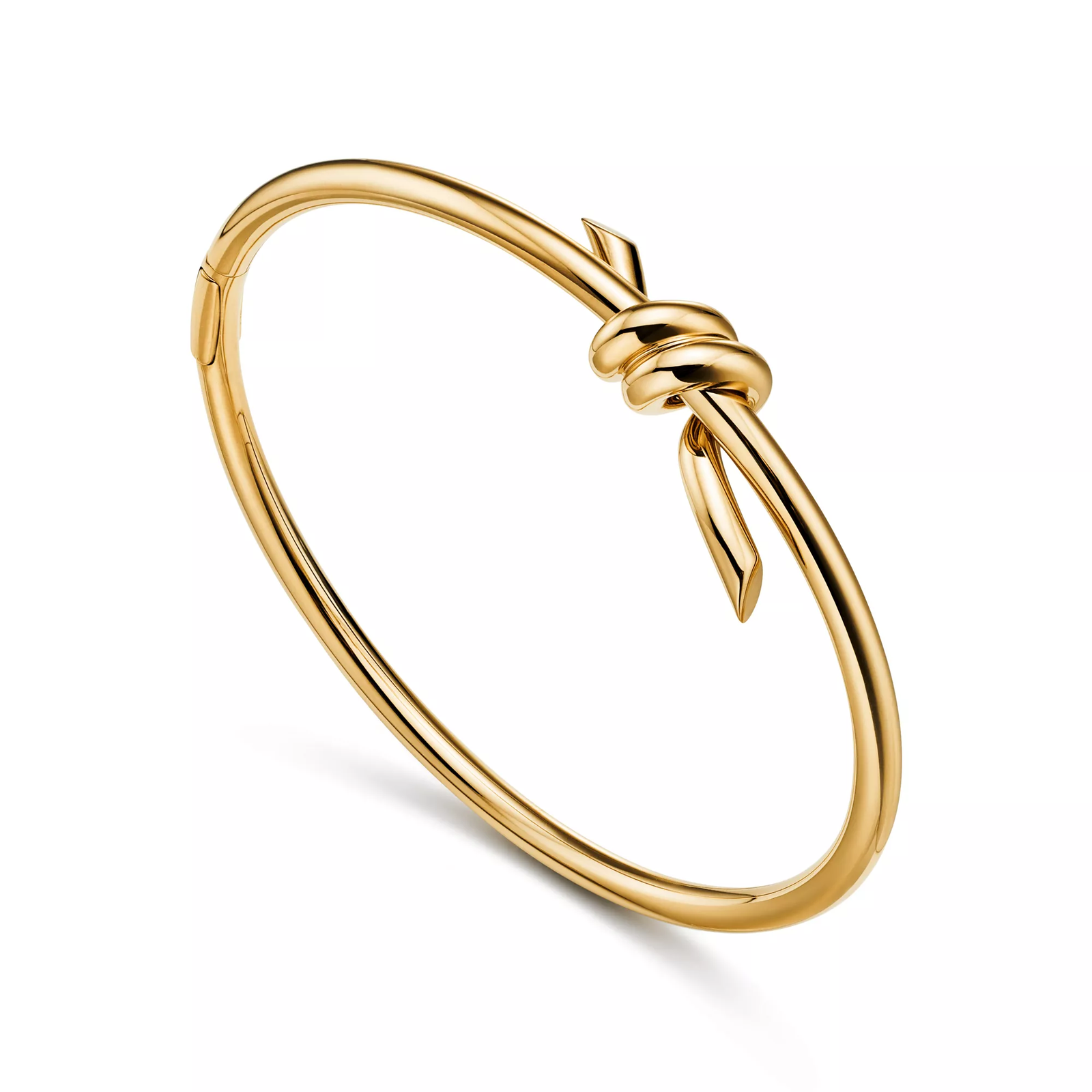 Wire Bangle in Yellow Gold