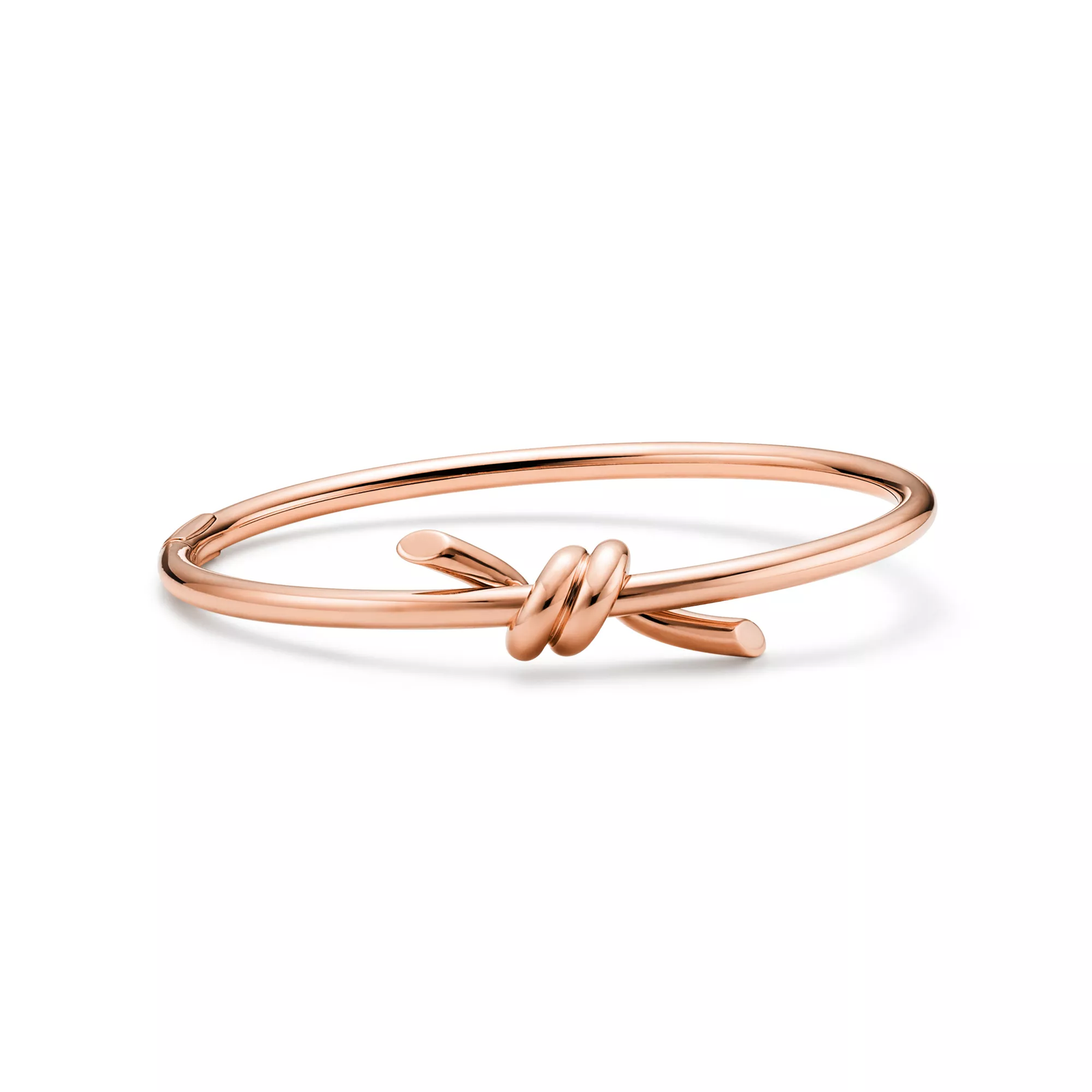 Wire Bangle in Rose Gold