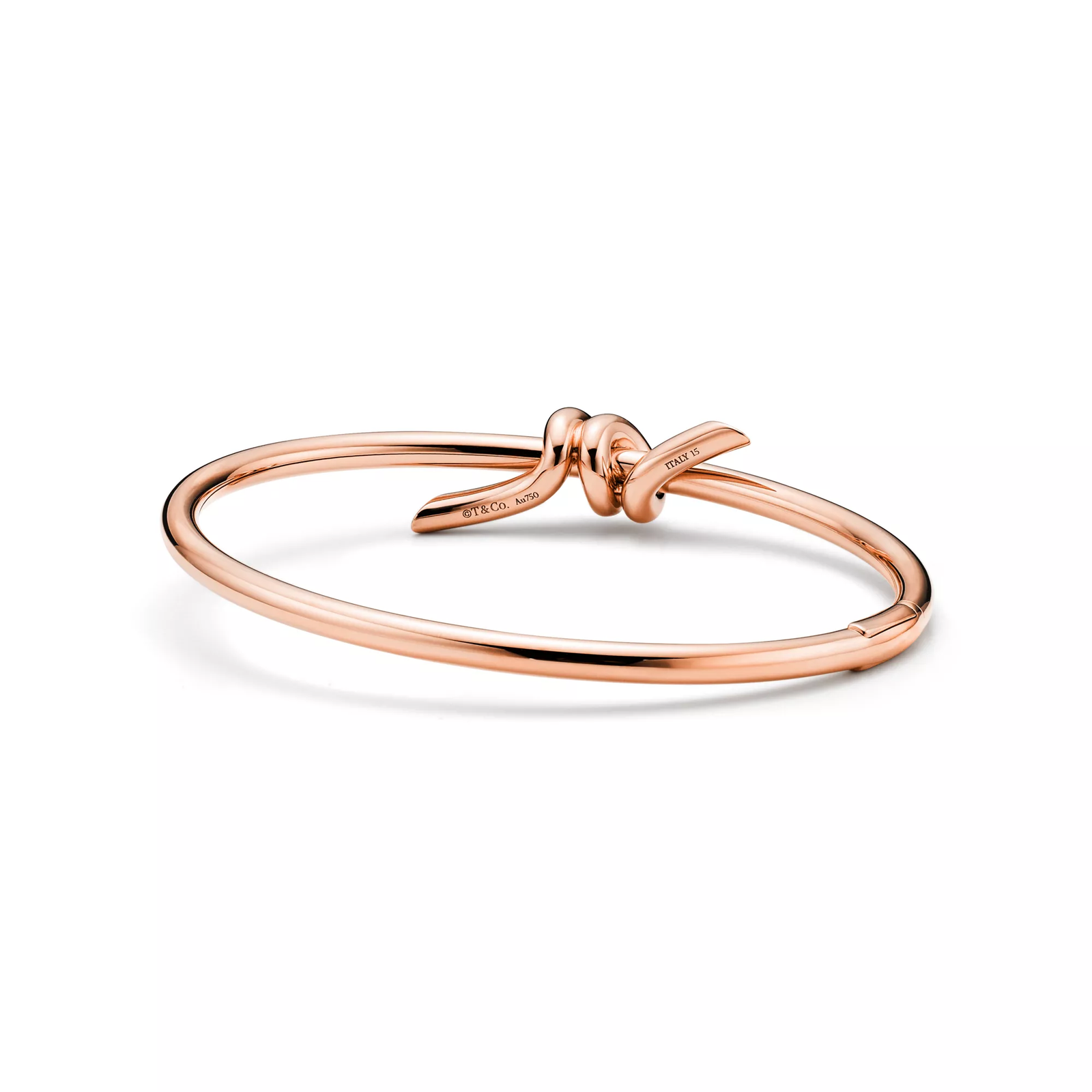 Wire Bangle in Rose Gold