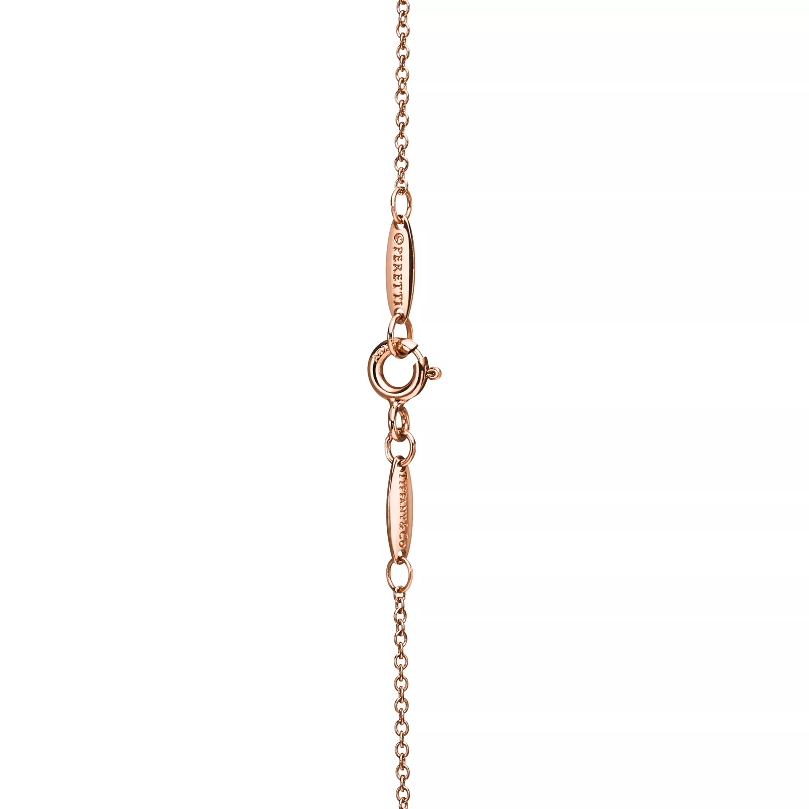 Bean design Pendant in Rose Gold, 18 mm