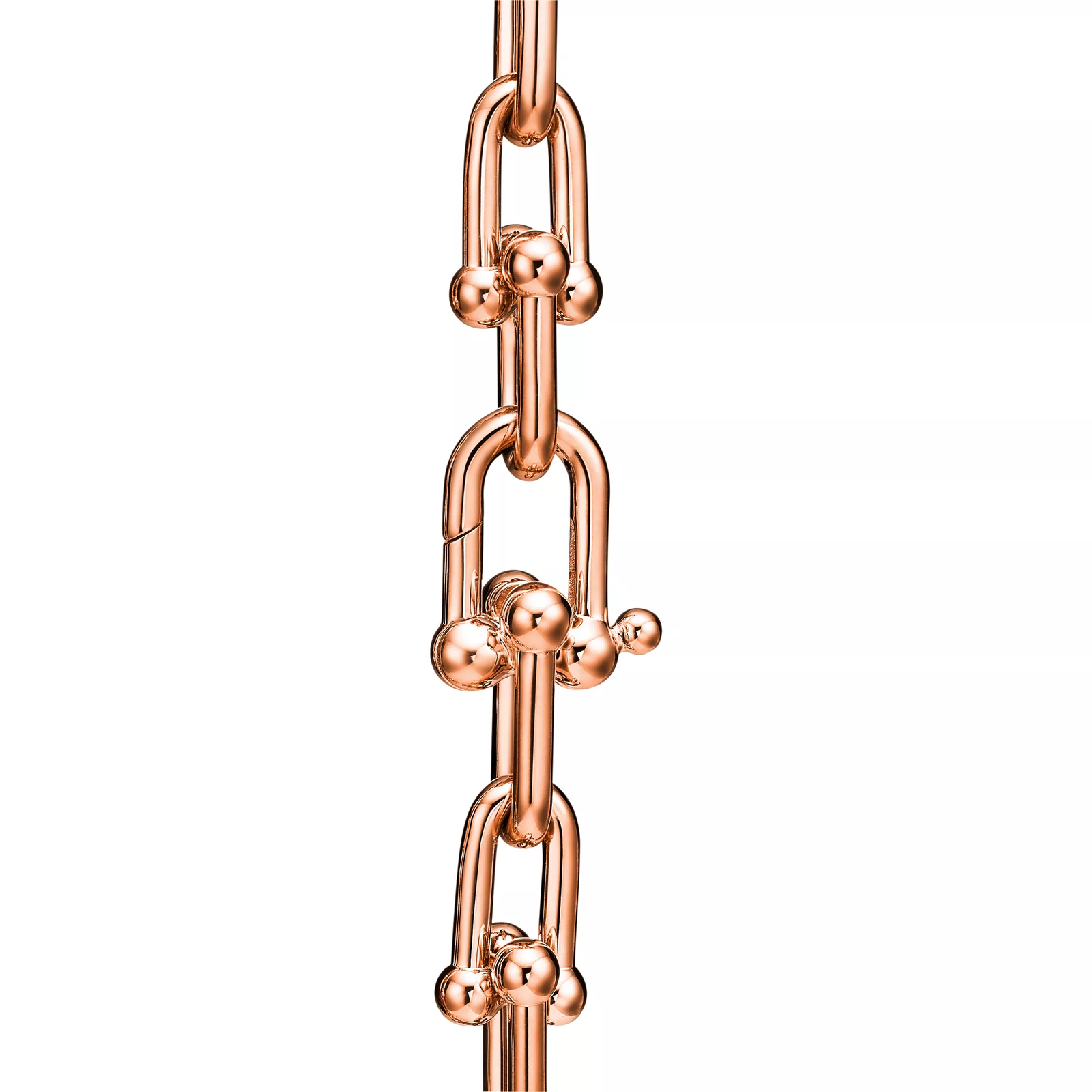 Medium Link Bracelet in Rose Gold