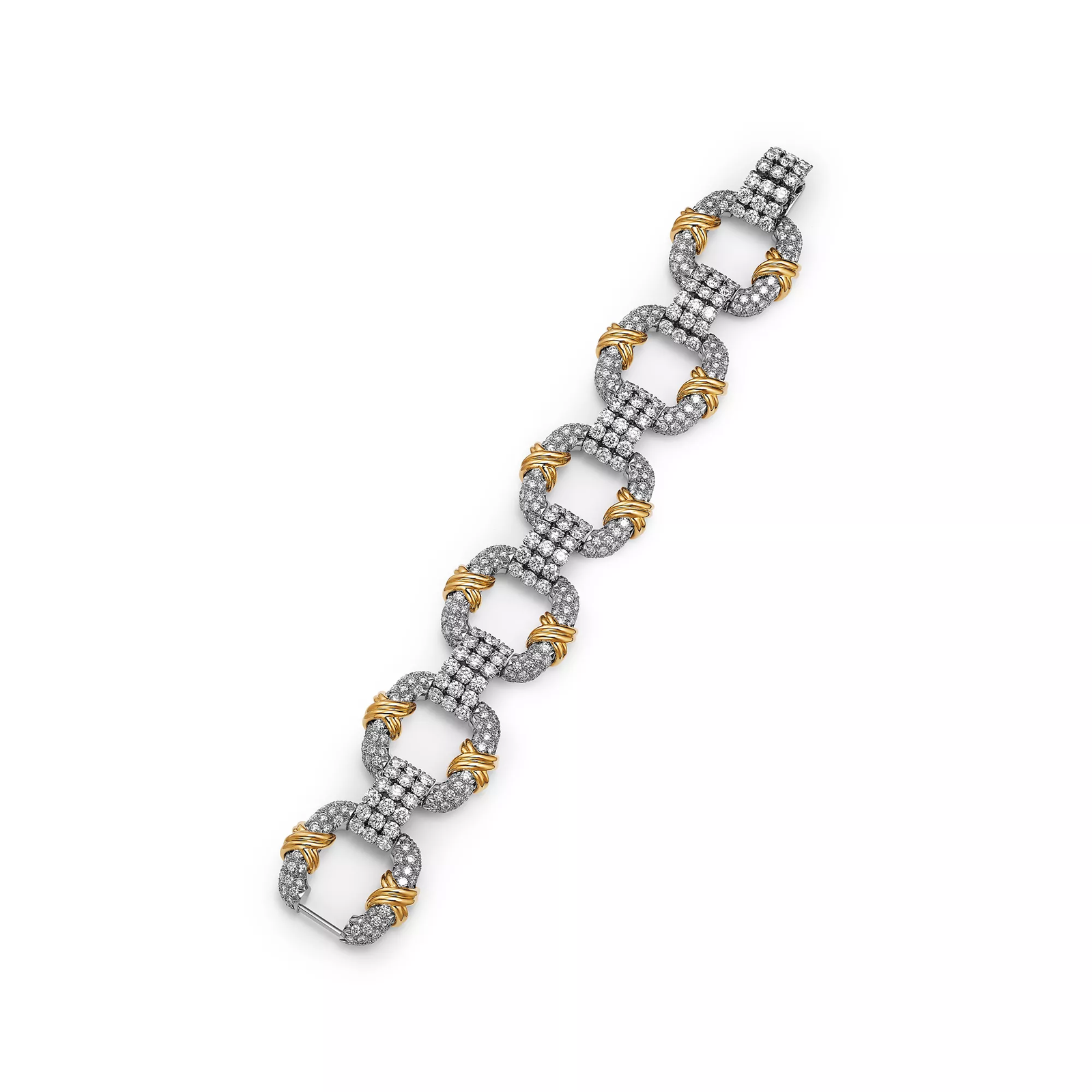 Cooper Bracelet in Platinum and Yellow Gold