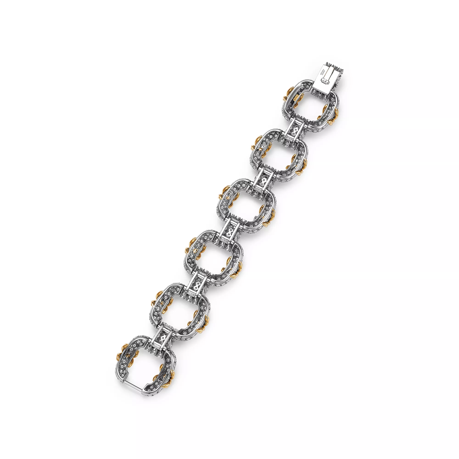 Cooper Bracelet in Platinum and Yellow Gold