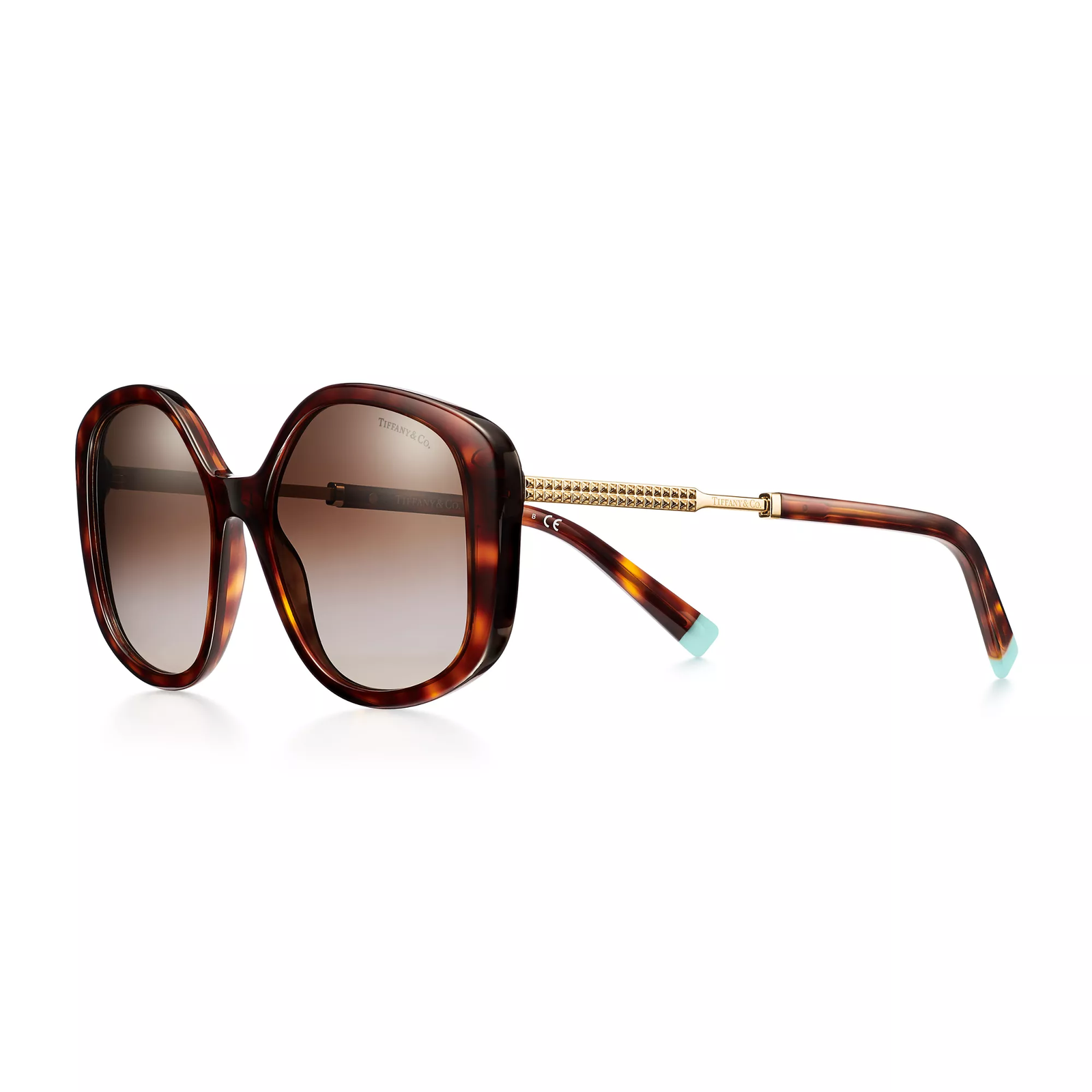 Sunglasses in Tortoise Acetate with Gradient Brown Lenses