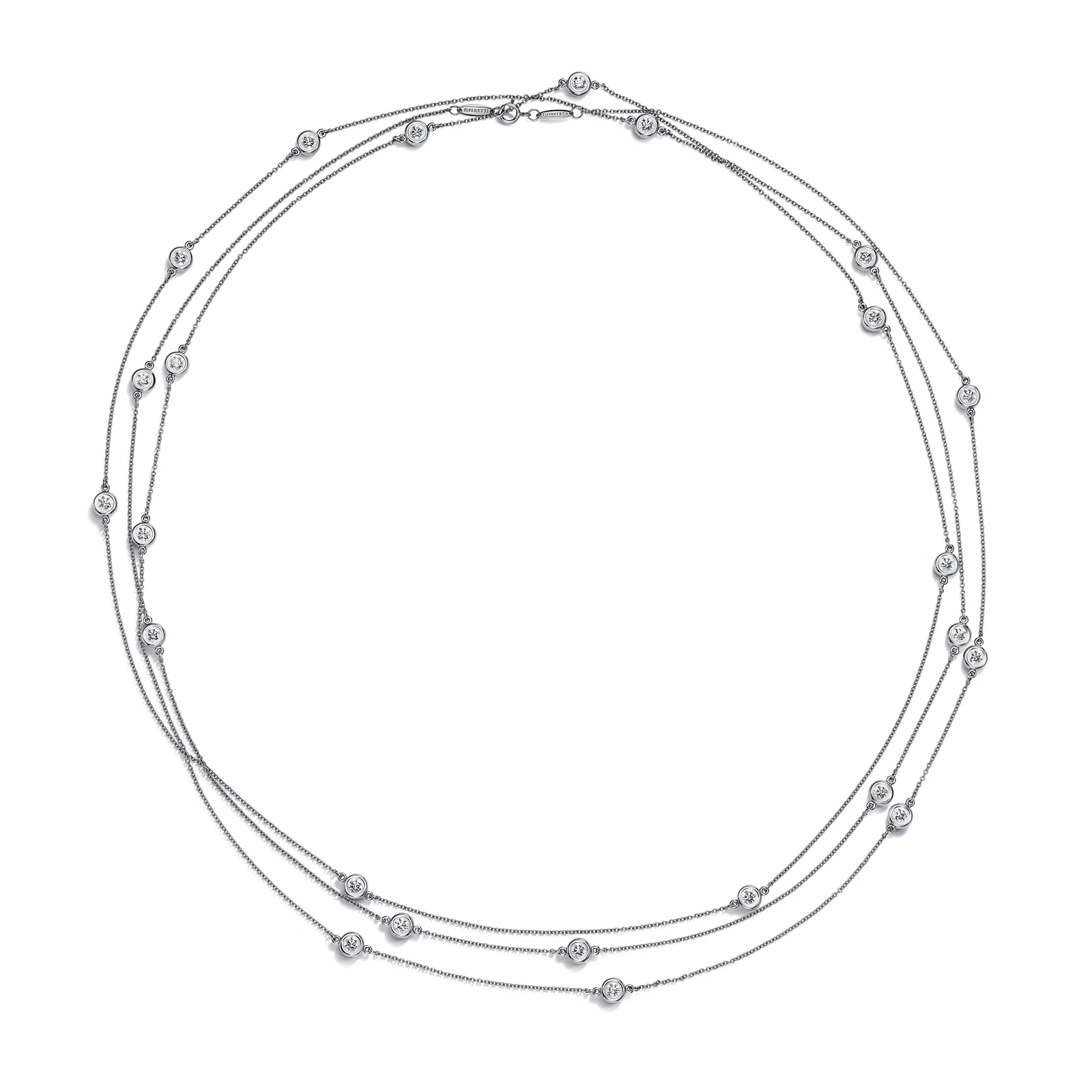 Sprinkle Necklace in Platinum