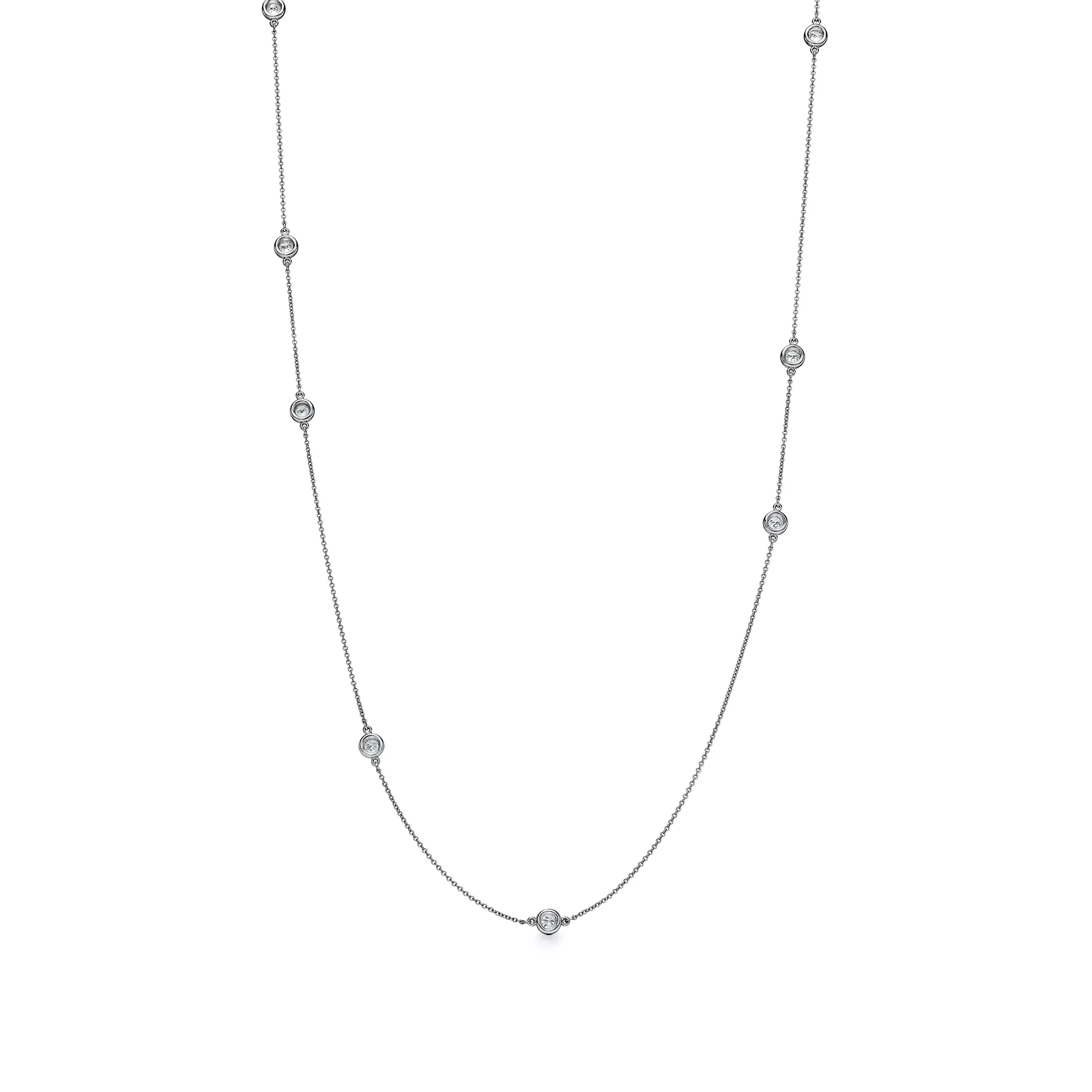 Sprinkle Necklace in Platinum