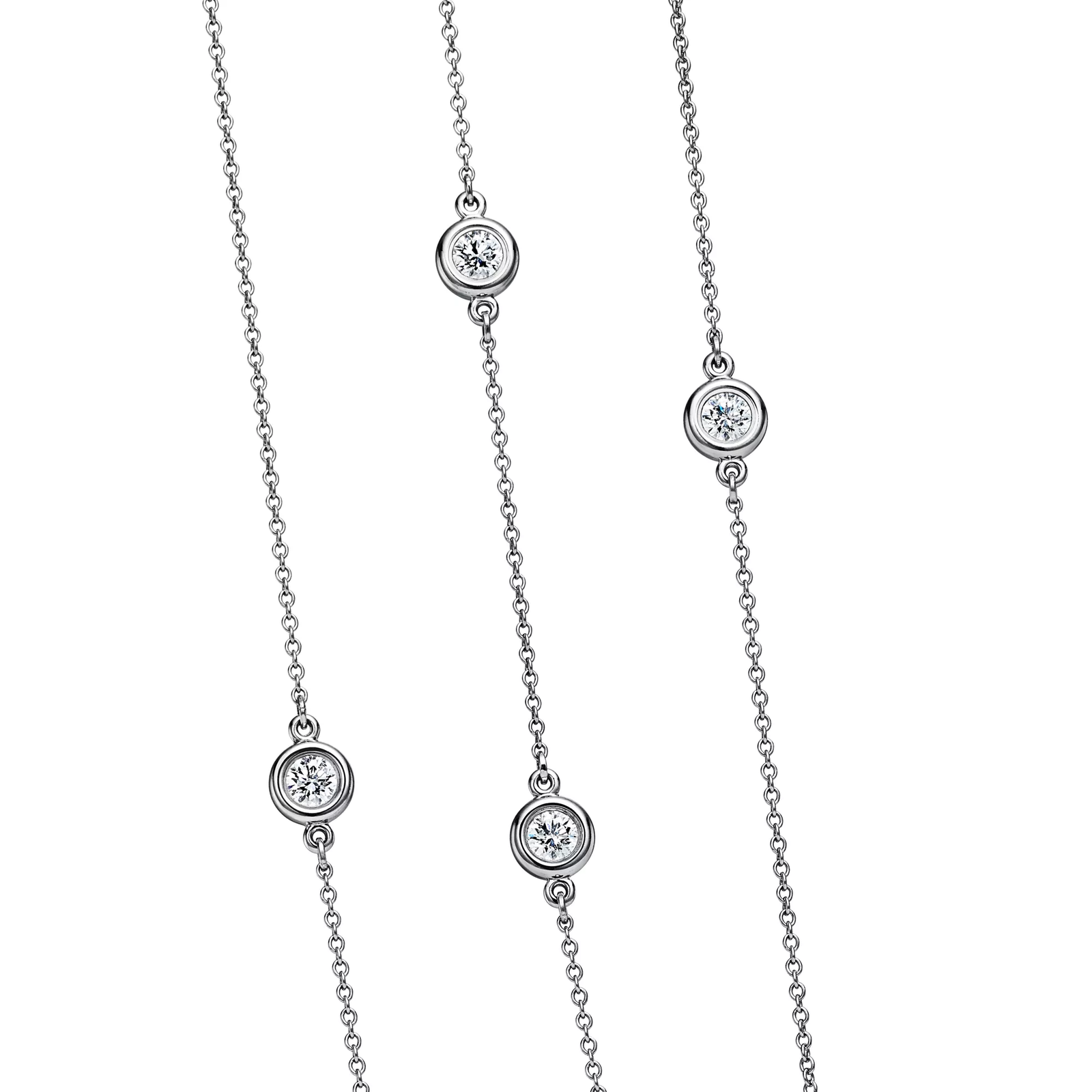 Sprinkle Necklace in Platinum
