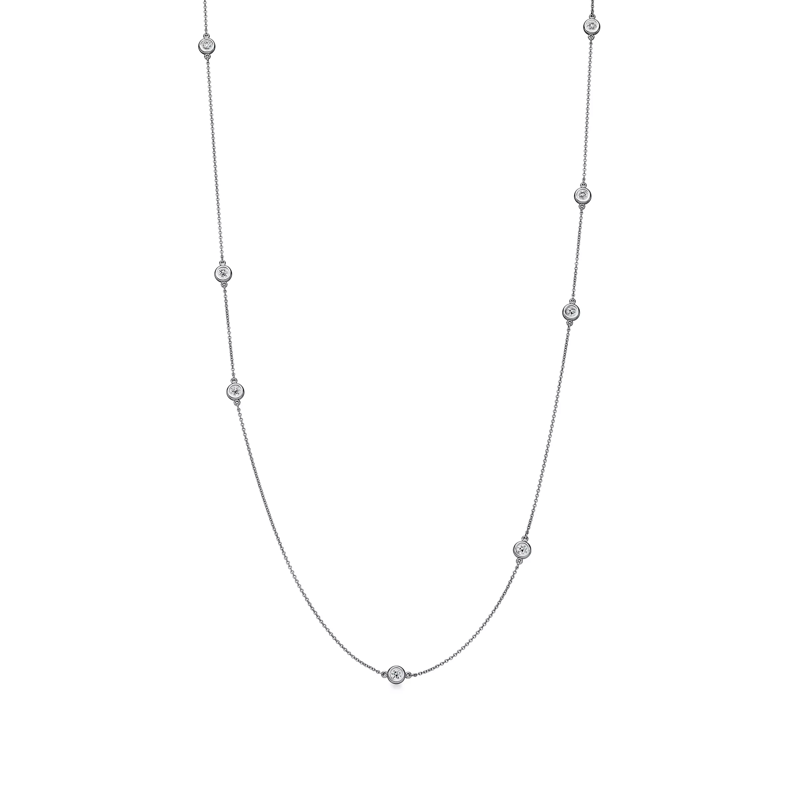 Sprinkle Necklace in Platinum