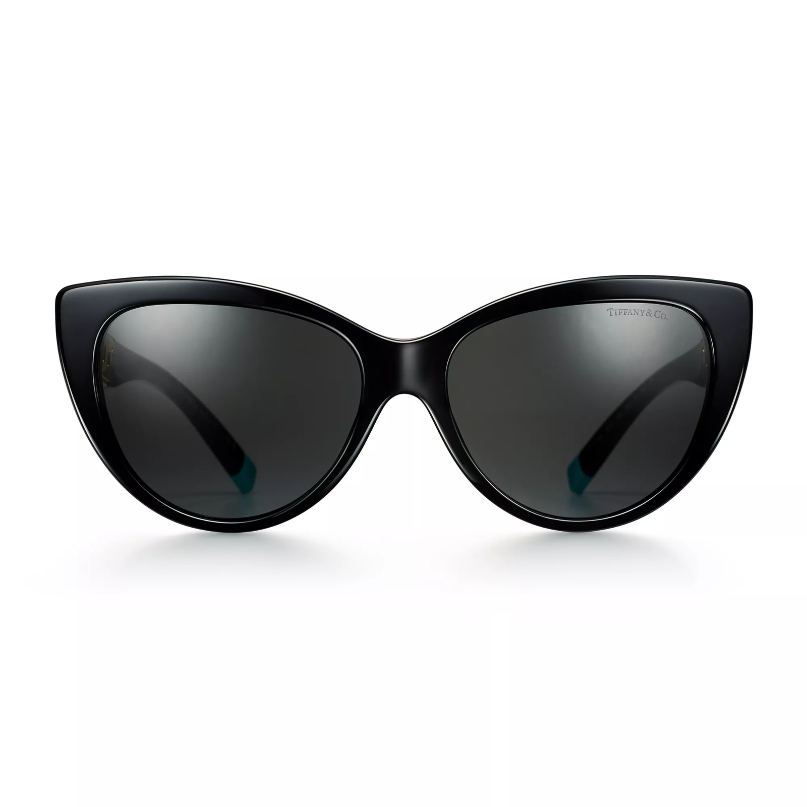 Sunglasses in Black Acetate with Dark Gray Lenses