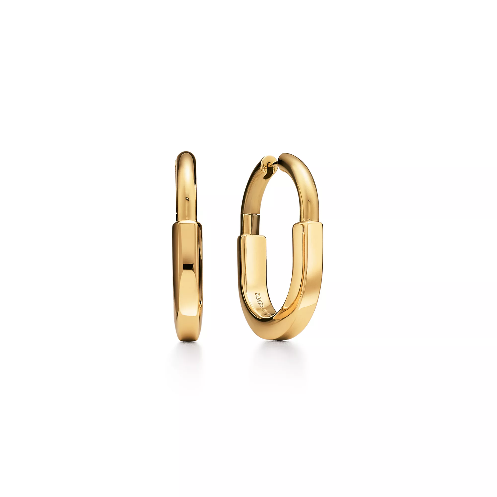 Earrings in Yellow Gold, Medium