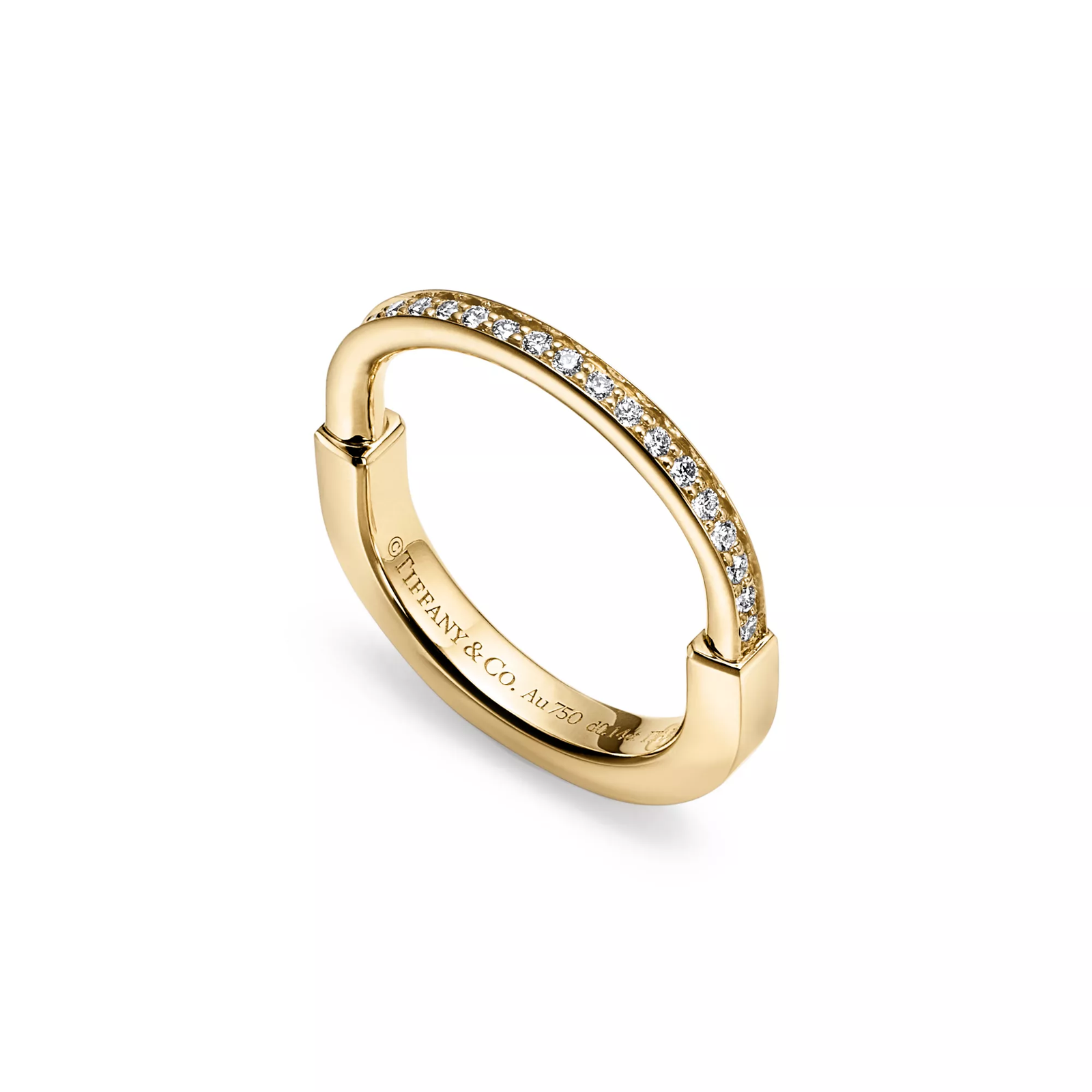 Ring in Yellow Gold with Diamonds
