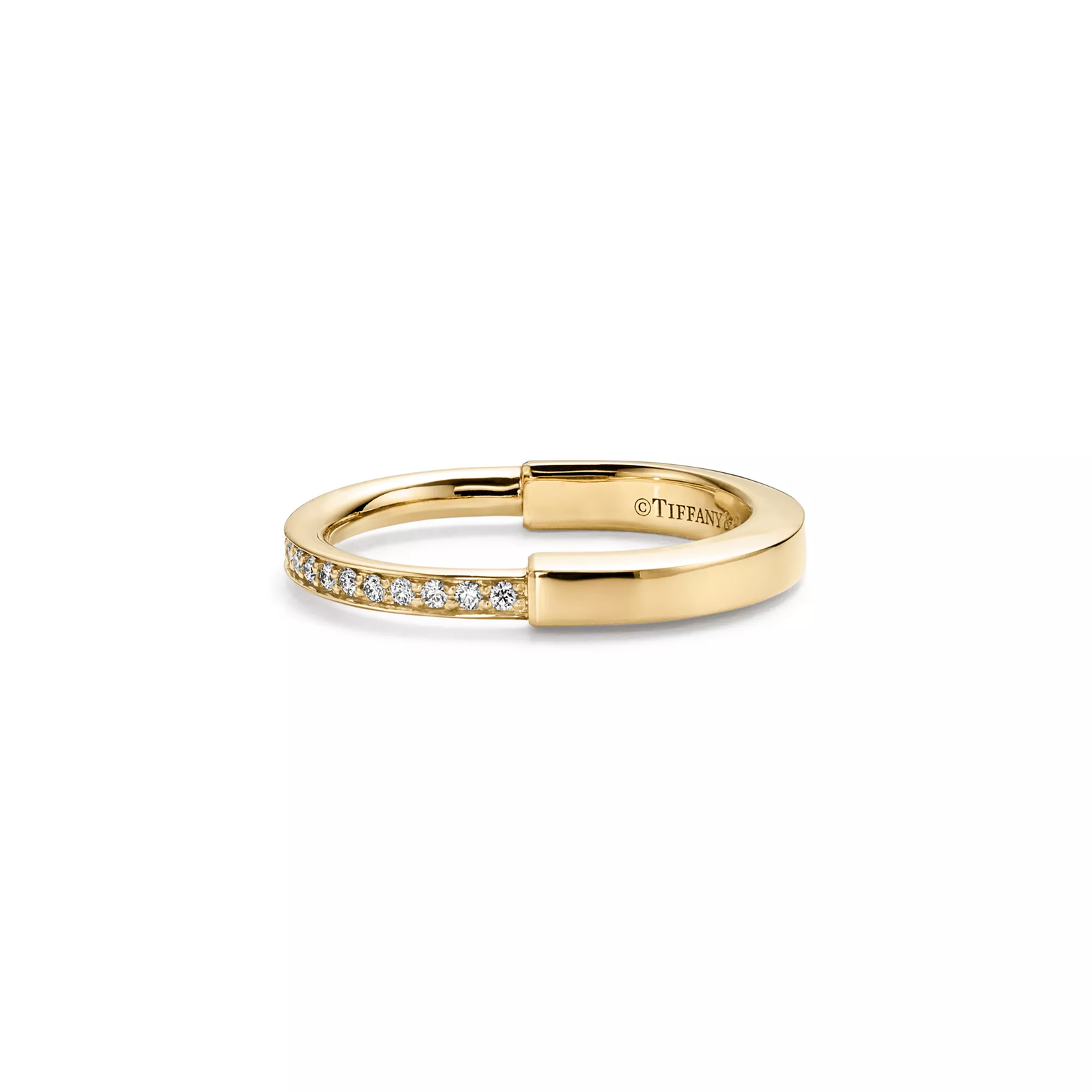 Ring in Yellow Gold with Diamonds