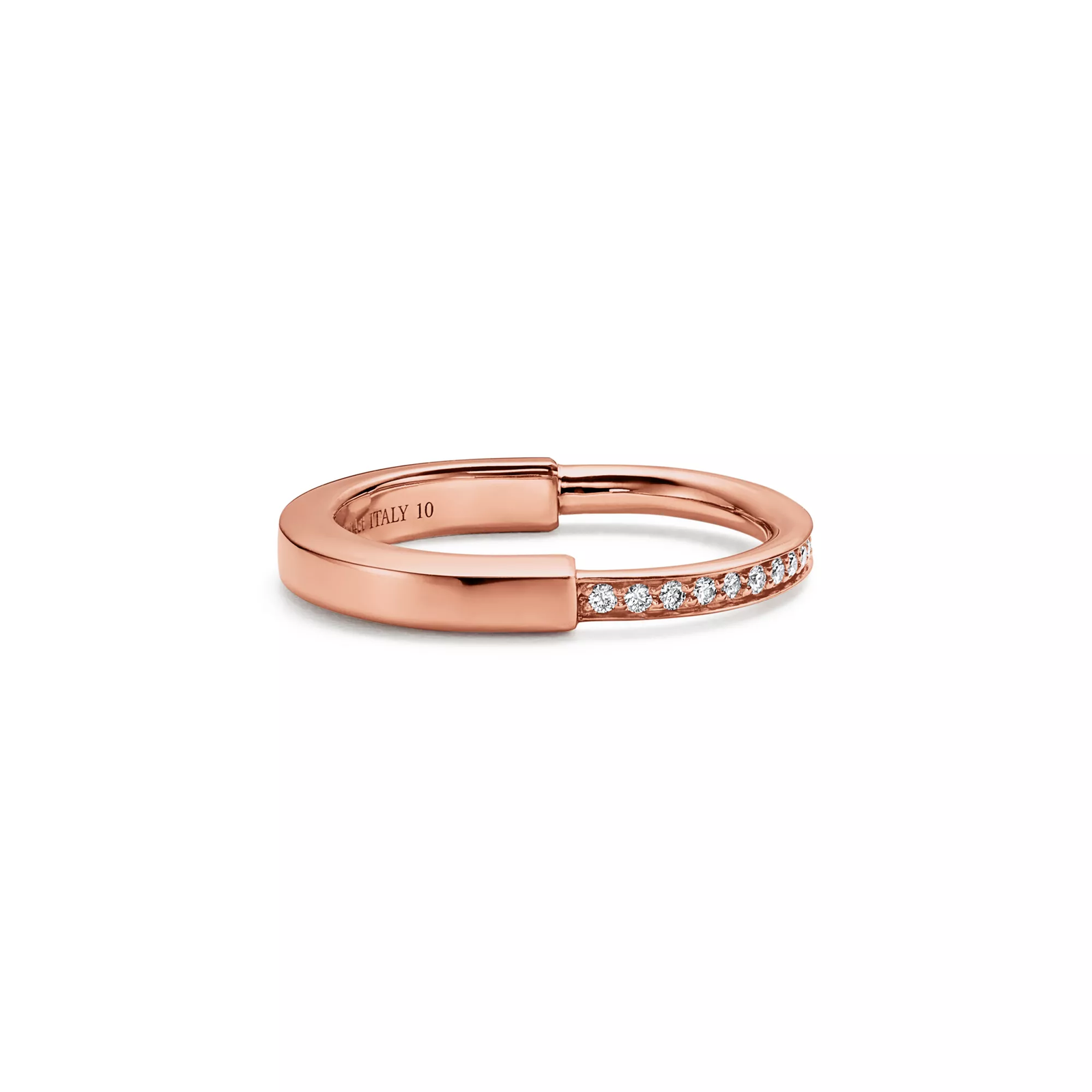 Ring in Rose Gold with Diamonds