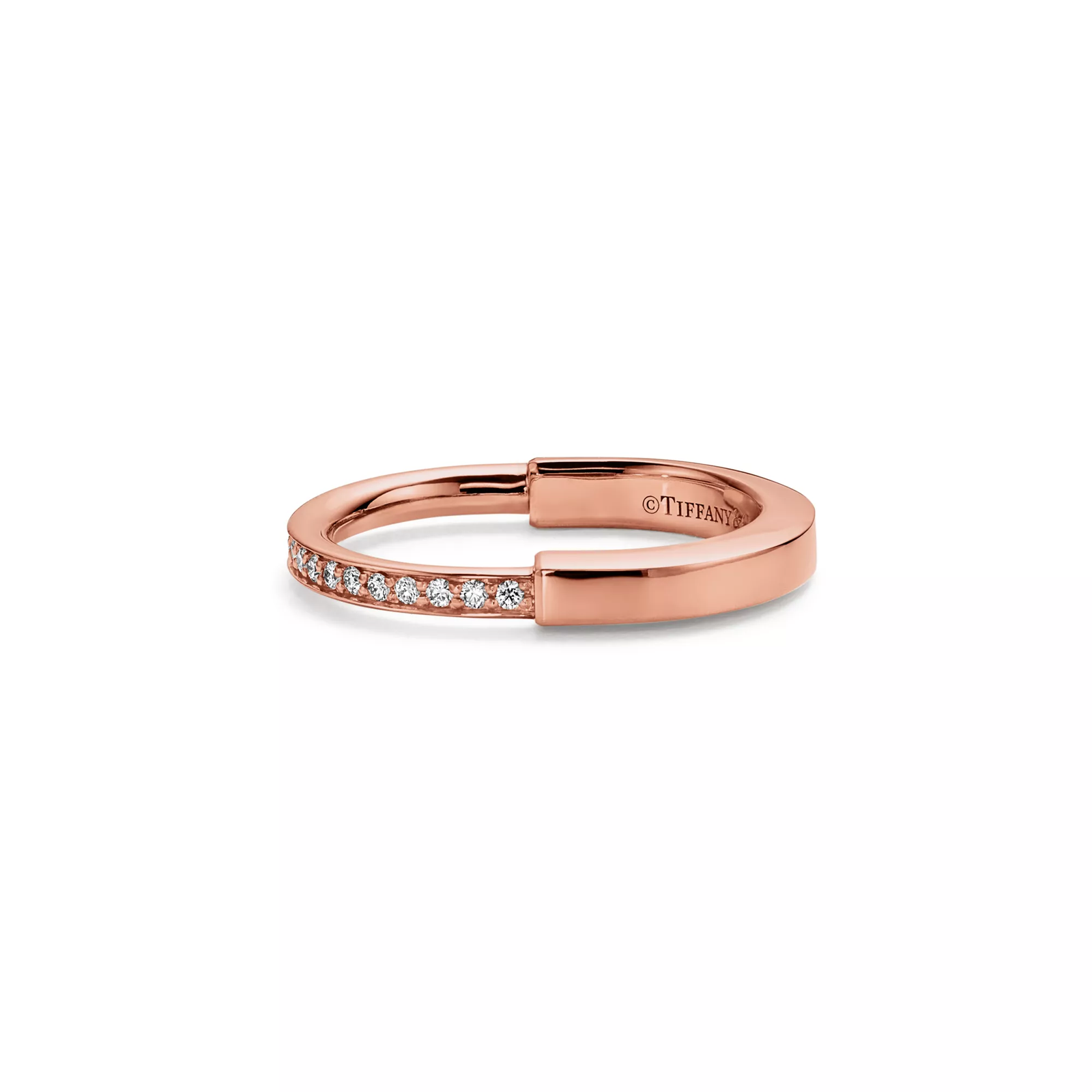 Ring in Rose Gold with Diamonds
