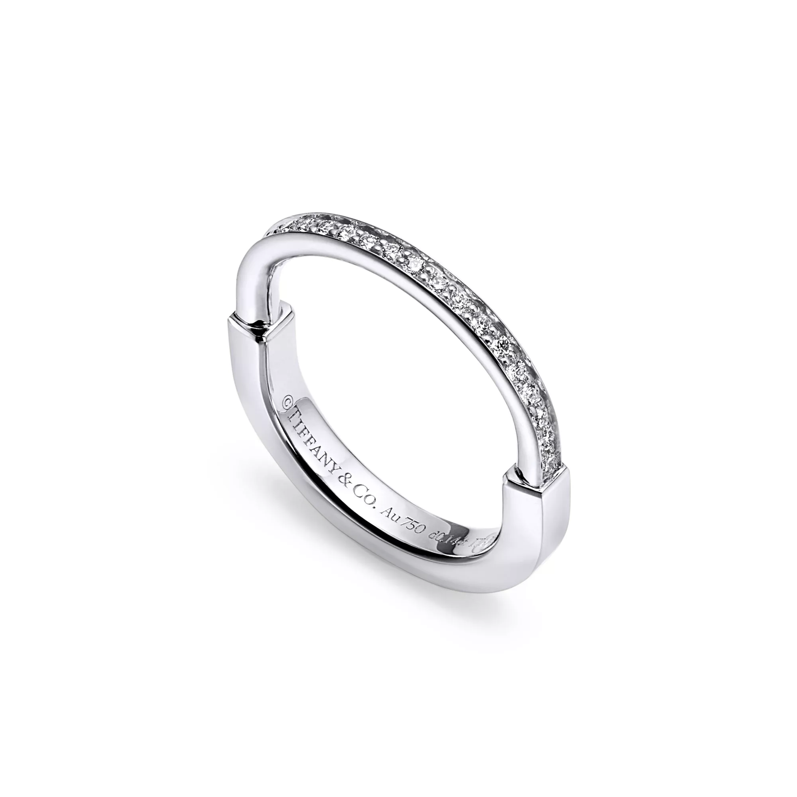 Ring in White Gold with Diamonds