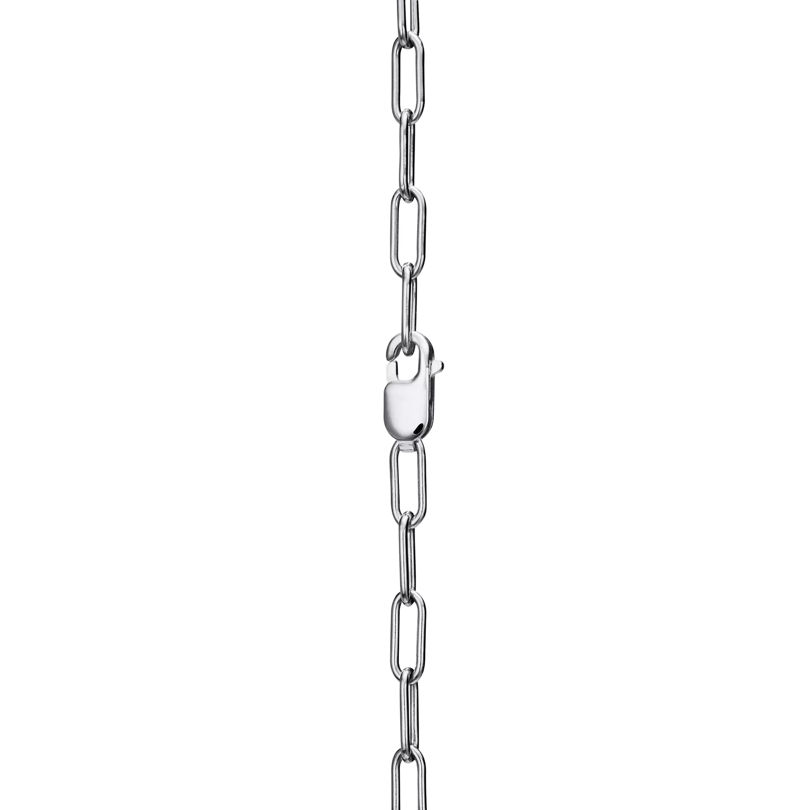 Pendant in White Gold with Pave Diamonds, Medium