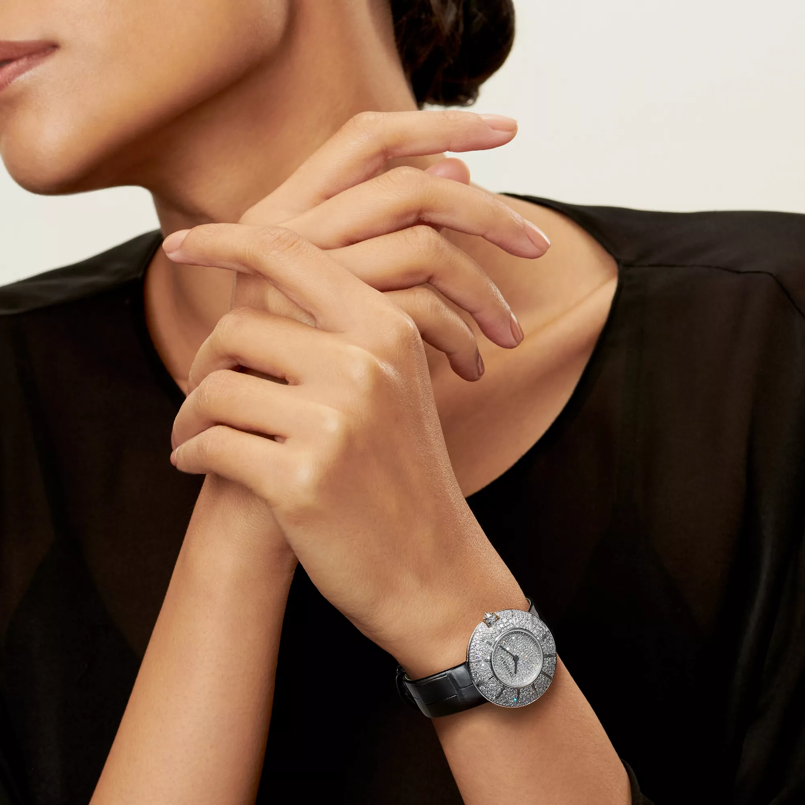 Watch in White Gold with Diamonds