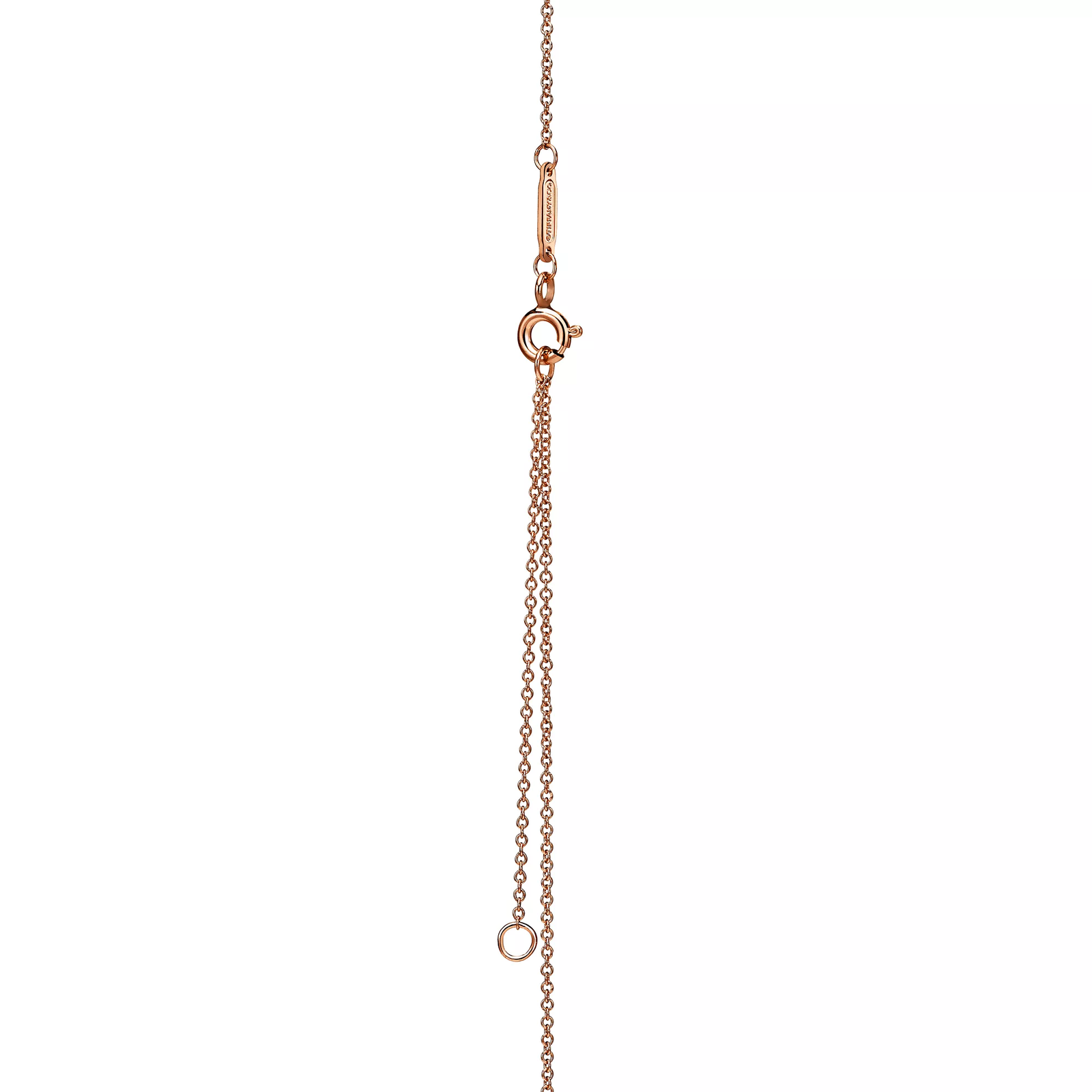 Heart Tag Pendant in Rose Gold, Mini