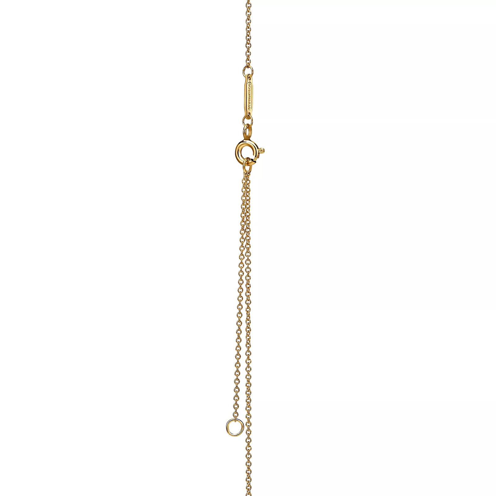 Mini Heart Tag Pendant in Yellow Gold