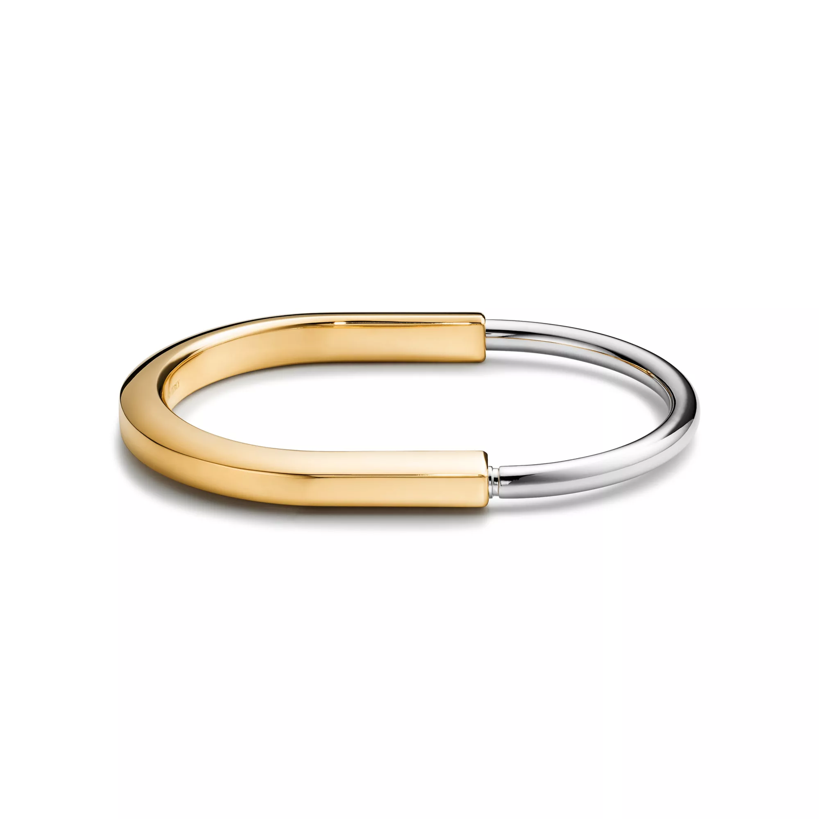 Bangle in Yellow and White Gold