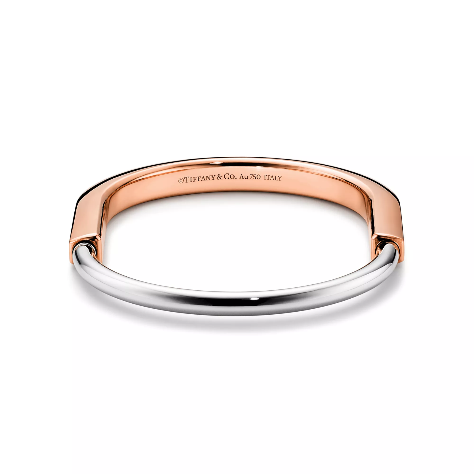 Bangle in Rose and White Gold