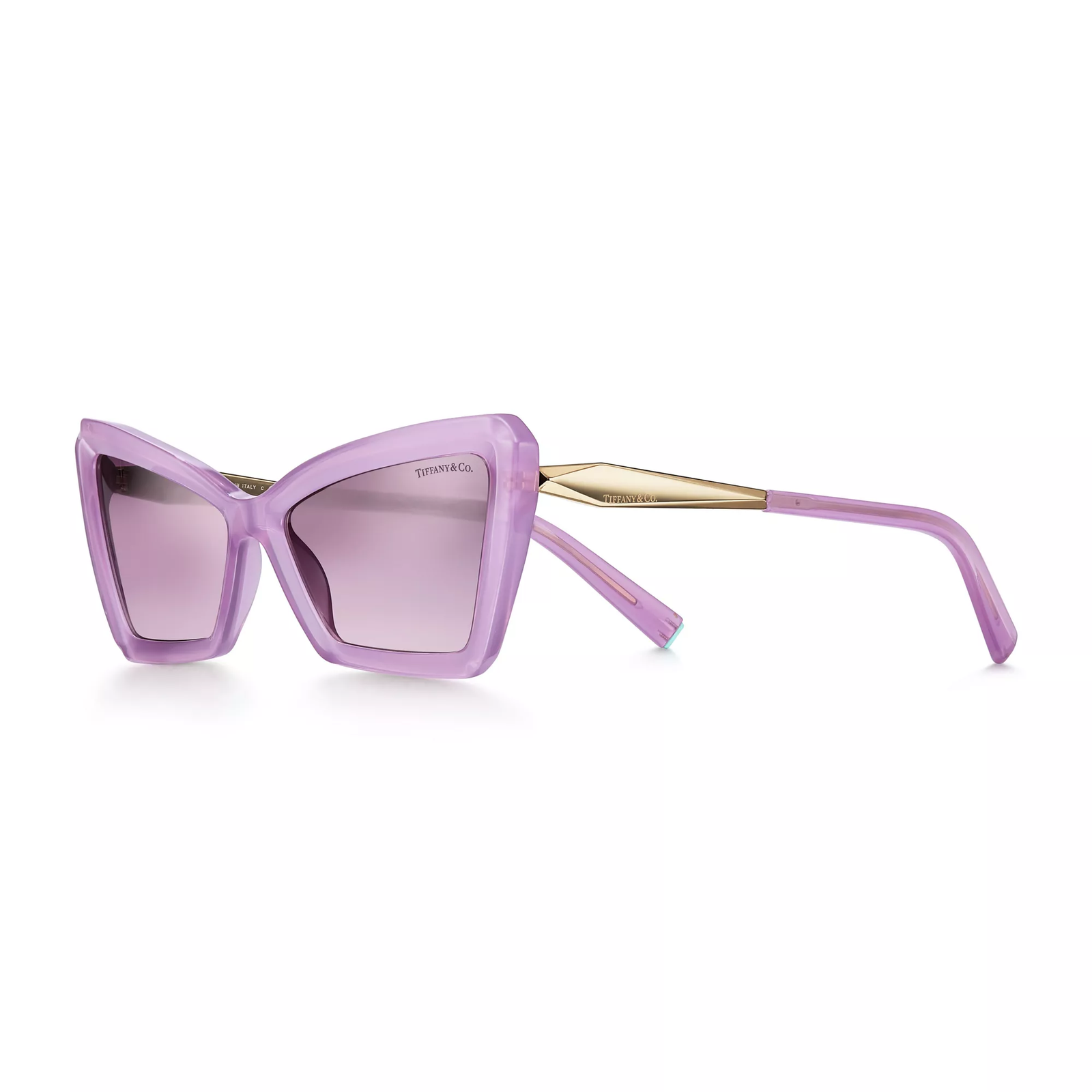 Sunglasses in Fuchsia Opal Acetate with Pink Lenses