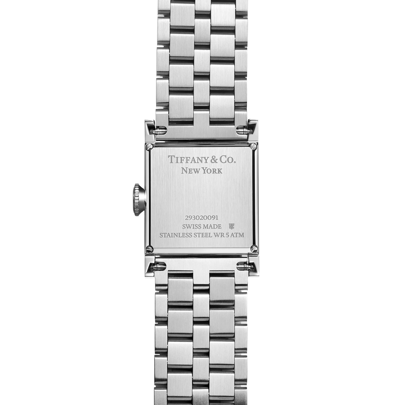 20 mm Watch in Steel with Diamonds & a Tiffany Blue Dial