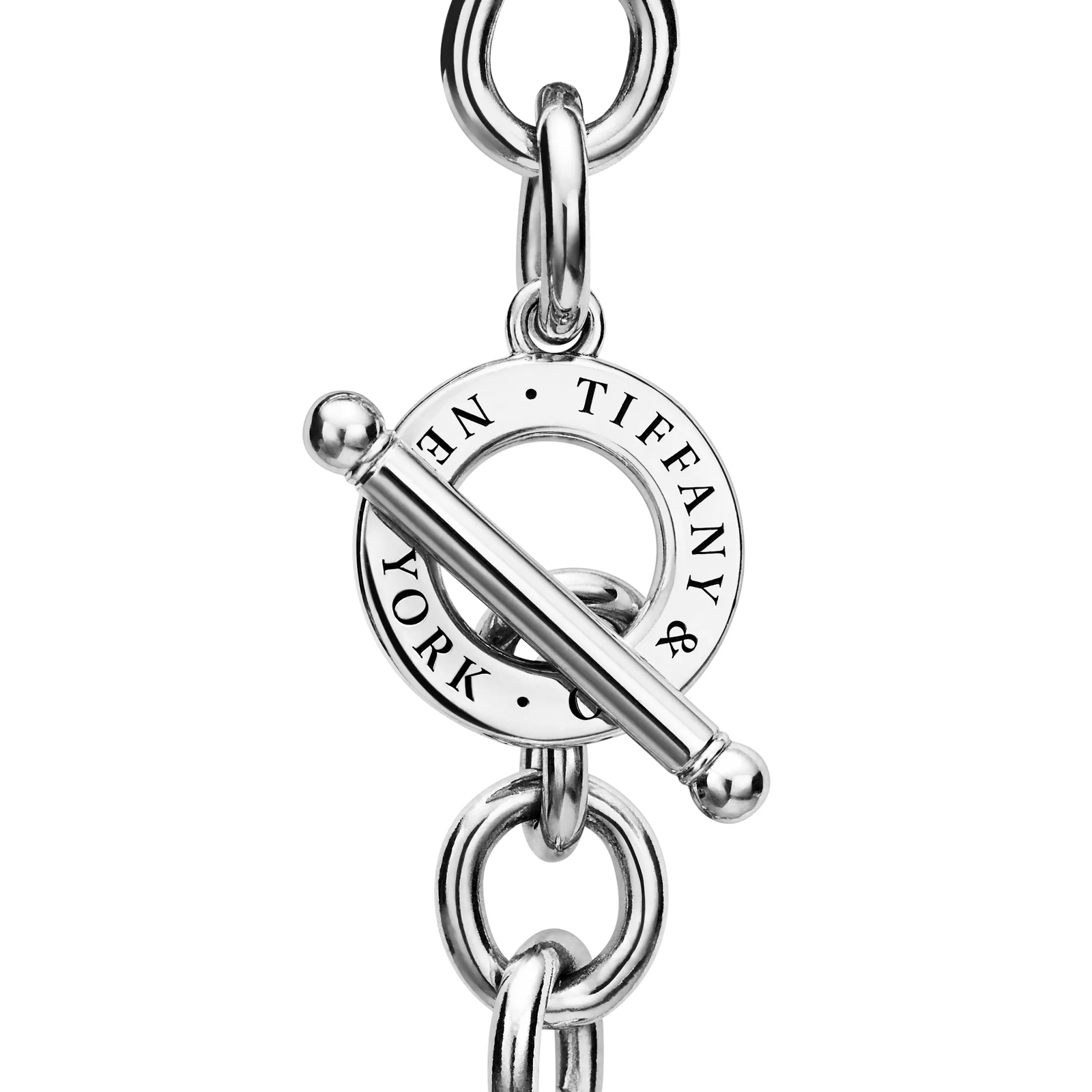 Full Heart Toggle Bracelet in Sterling Silver