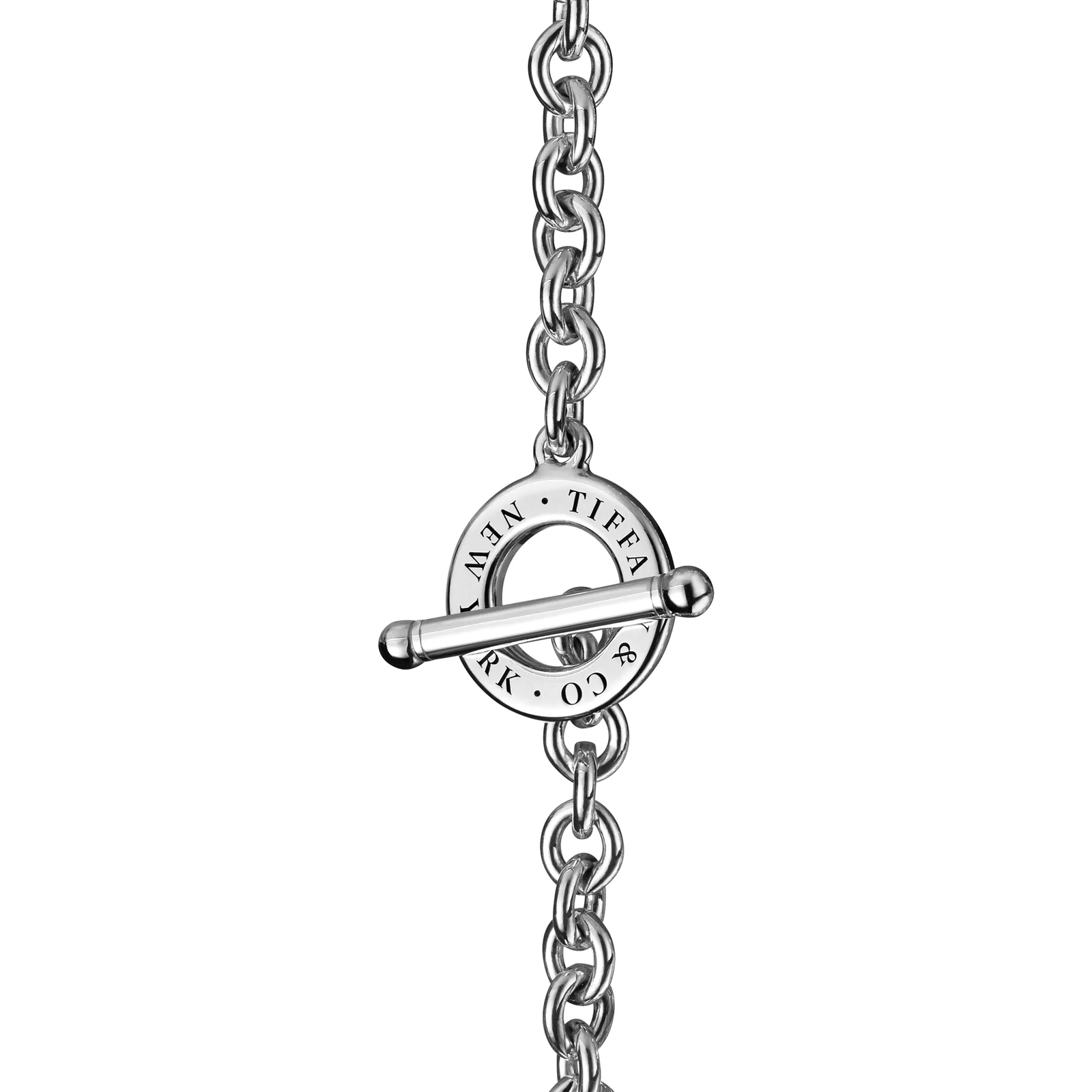 Full Heart Toggle Bracelet in Sterling Silver
